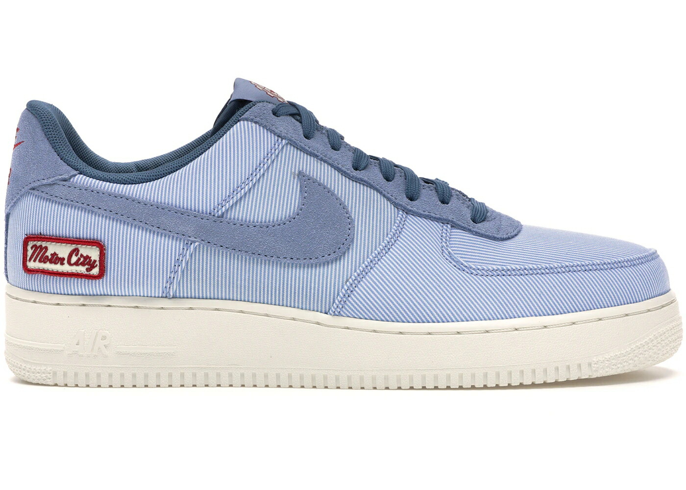 ナイキ 自動車の街 藍色 インディゴ 空軍 スニーカー メンズ NIKE AIR FORCE 1 LOW DETROIT HOME / INDIGO FOG INDIGO FOG SAIL