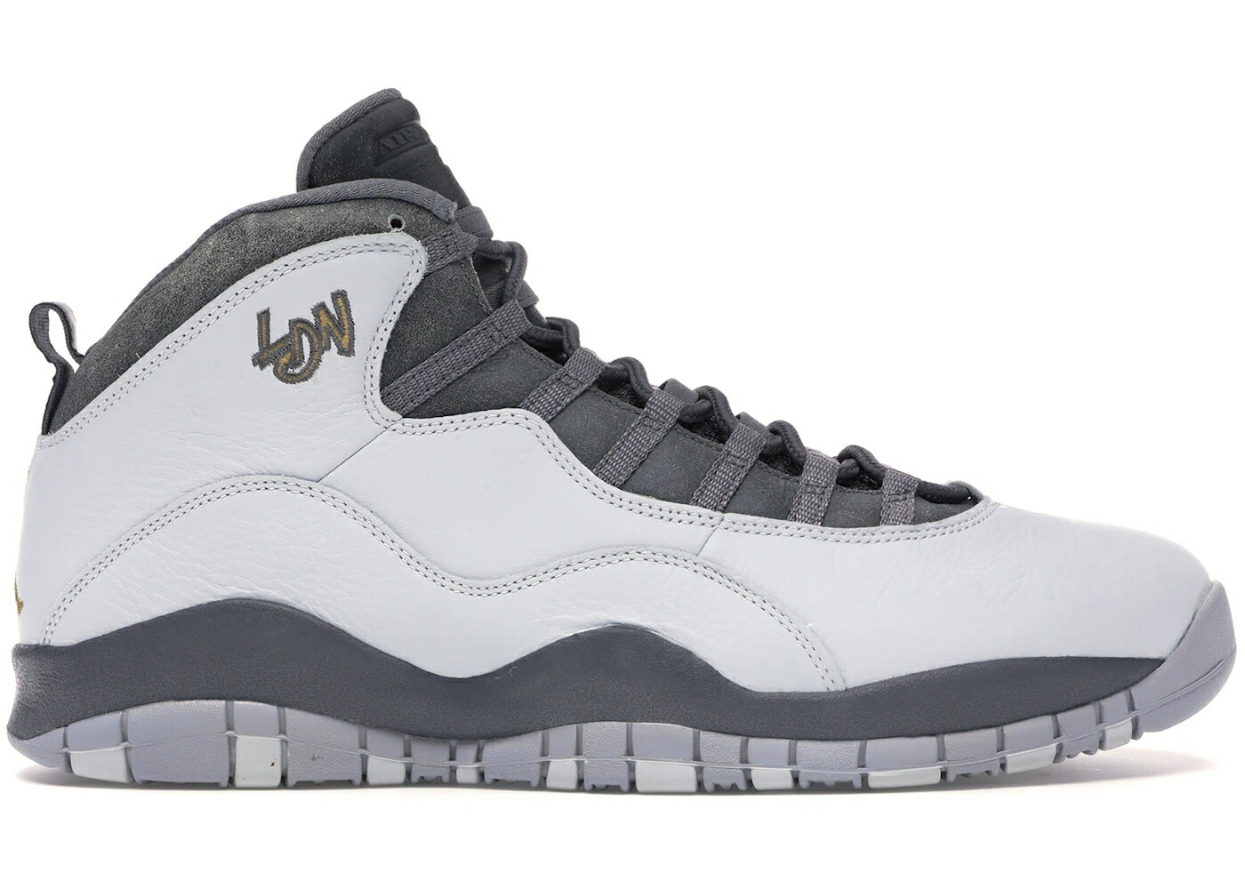 ナイキ ジョーダン 純然たる プラチナム 薄墨色 薄墨色 冷やりとした スニーカー メンズ JORDAN 10 RETRO LONDON / PURE PLATINUM DARK GREY COOL