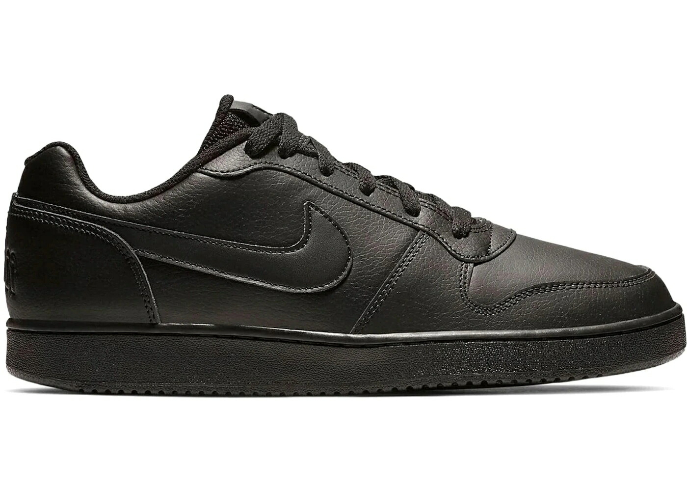 ナイキ 黒色 ブラック スニーカー メンズ NIKE EBERNON LOW TRIPLE BLACK / BLACK BLACK BLACK
