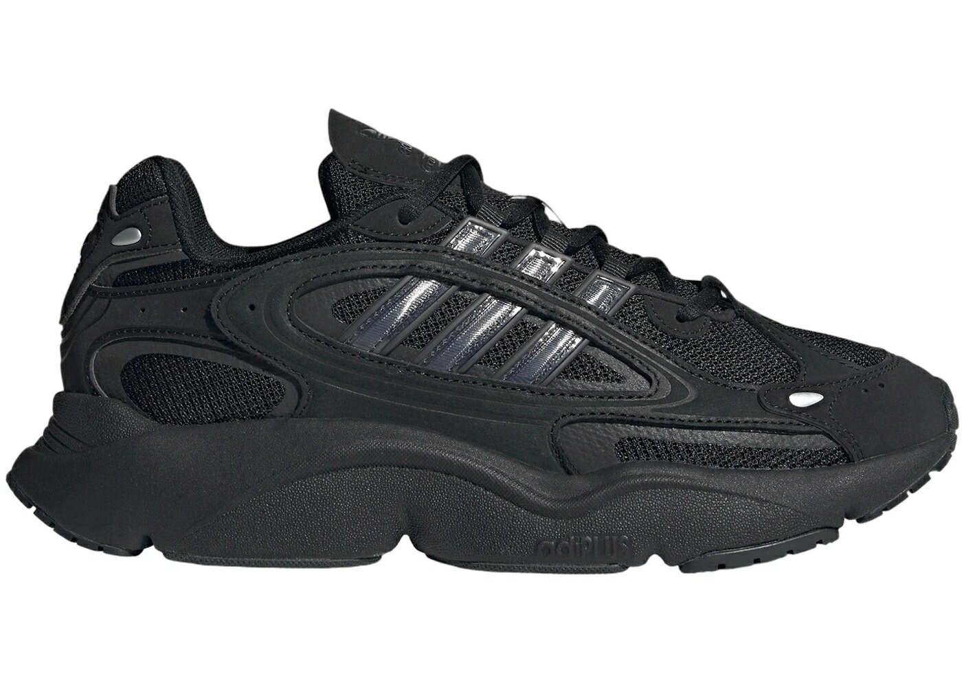 アディダス コア 黒色 ブラック カーボン 銀色 シルバー スニーカー メンズ ADIDAS OZMILLEN CORE BLACK CARBON SILVER METALLIC / CORE BLACK CARBON SILVER