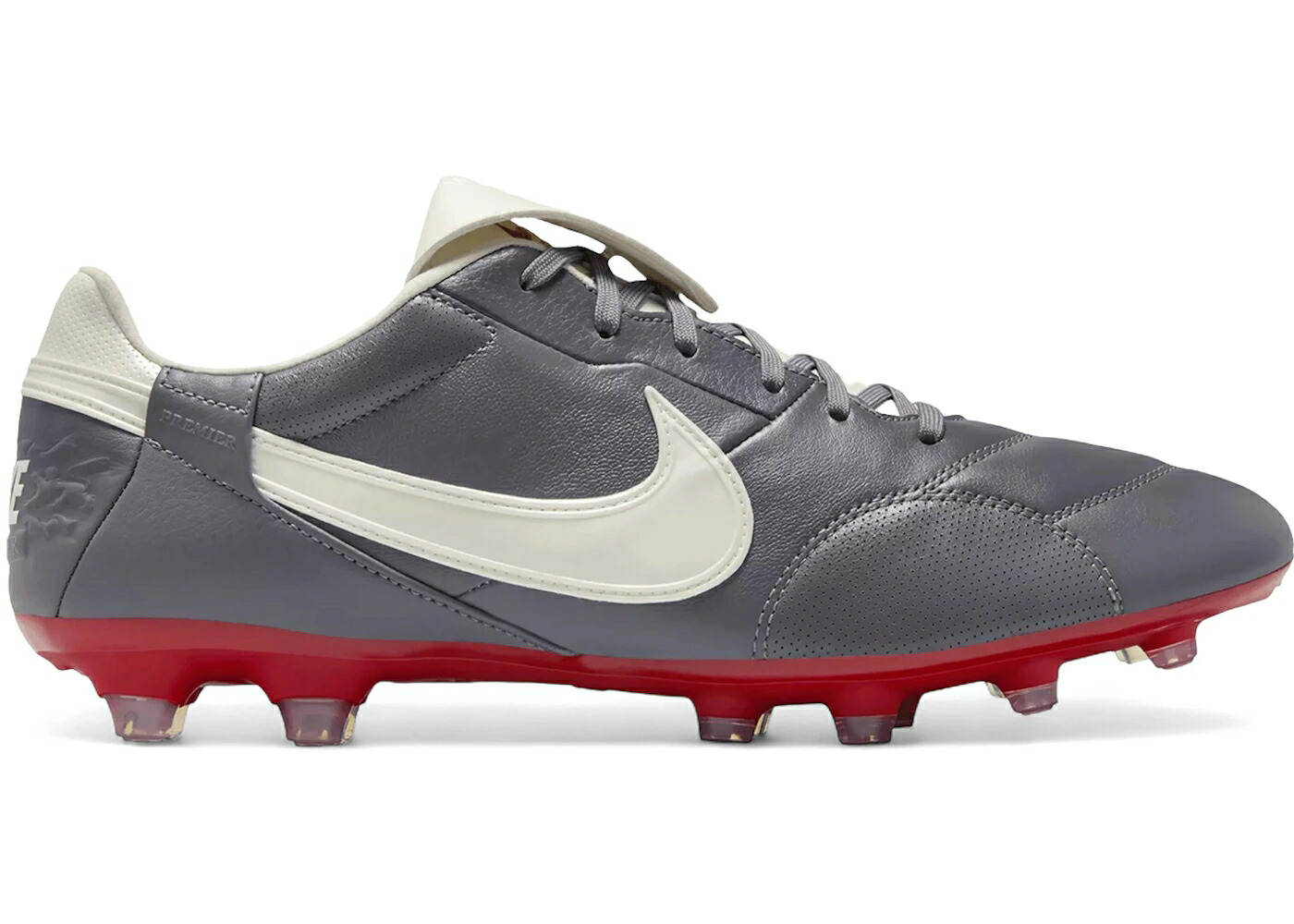 ナイキ プレミアム 赤 レッド スニーカー メンズ NIKE PREMIER 3 FG LIGHT GRAPHITE VARSITY RED / LIGHT GRAPHITE VARSITY RED