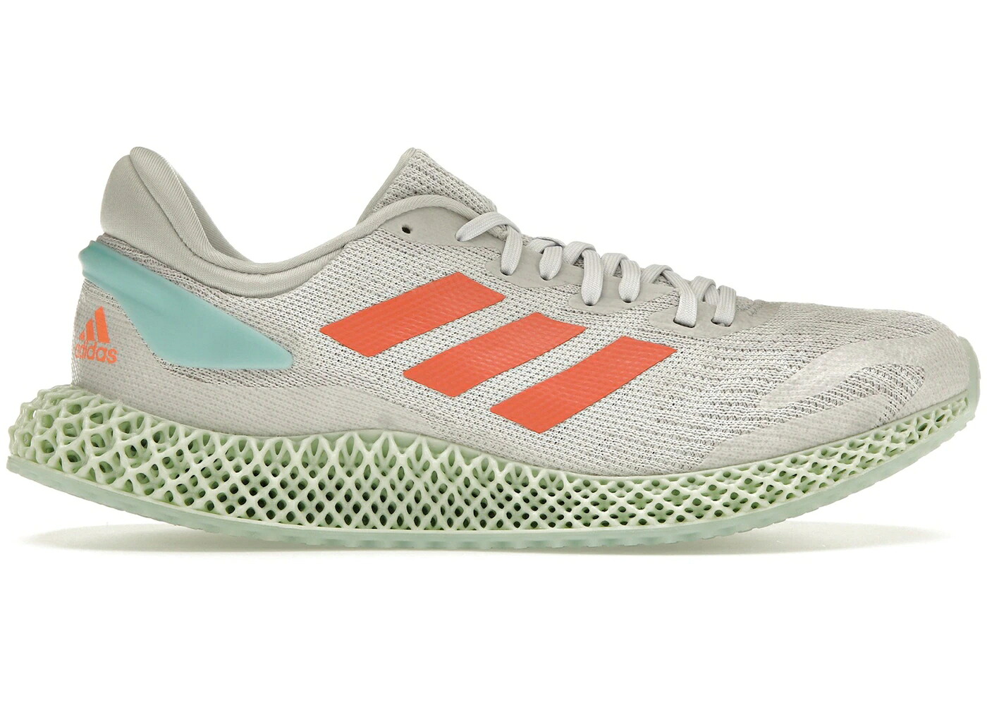 アディダス ラン 灰色 グレー 青色 ブルー 1.0 スニーカー メンズ ADIDAS 4D RUN DASH GREY SIGNAL CORAL / DASH GREY SIGNAL CORAL BLUE