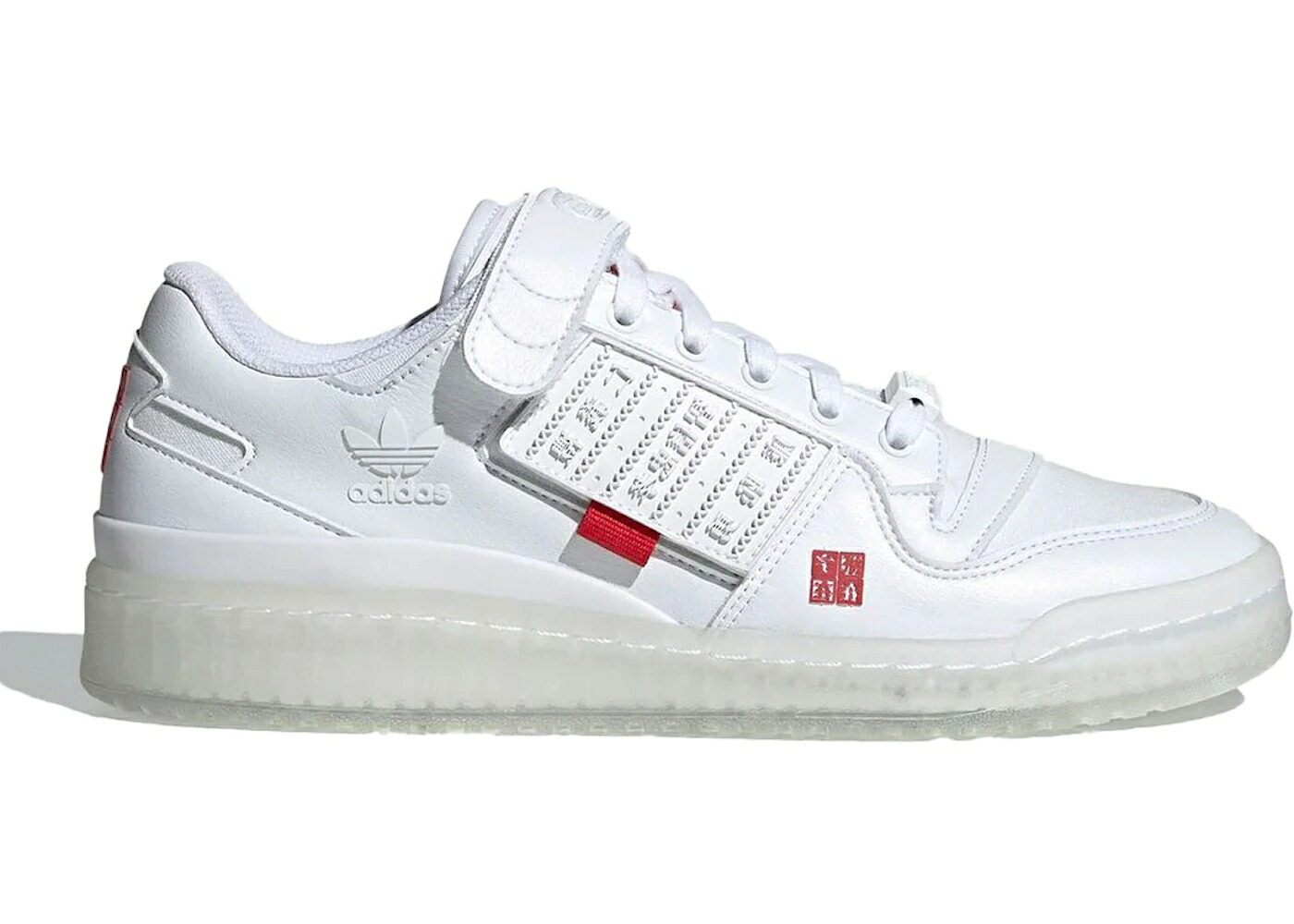 アディダス 討論会 白いこと 白いこと 赤 赤いこと スニーカー メンズ ADIDAS FORUM LOW CHINESE NEW YEAR (2021) / WHITE RED