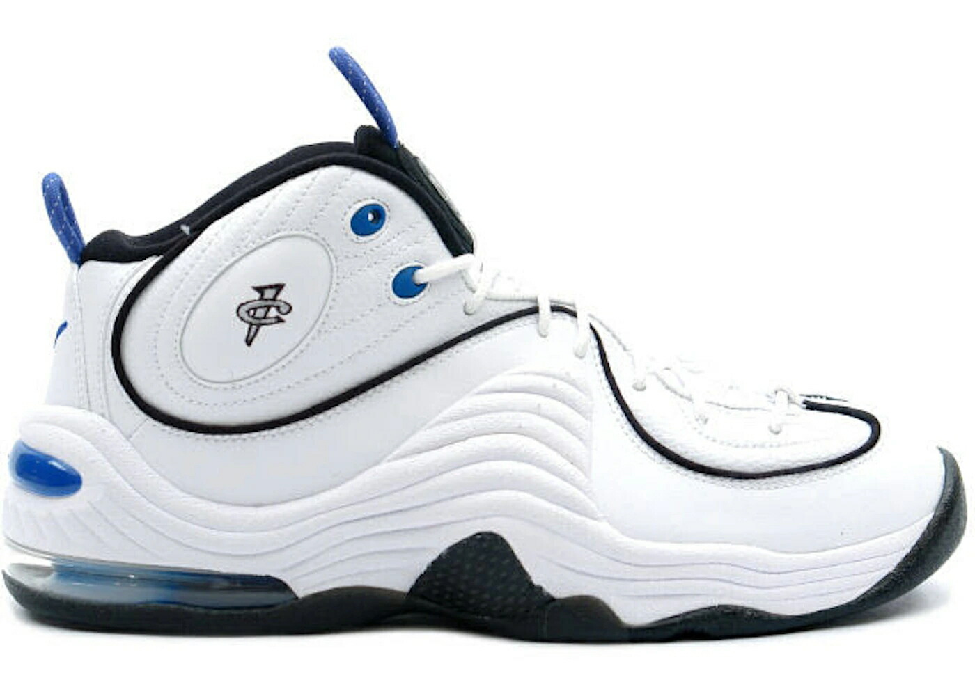 ナイキ ペニー 白色 ホワイト 黒色 ブラック スニーカー メンズ NIKE PENNY II WHITE ROYAL / WHITE VARSITY ROYAL BLACK