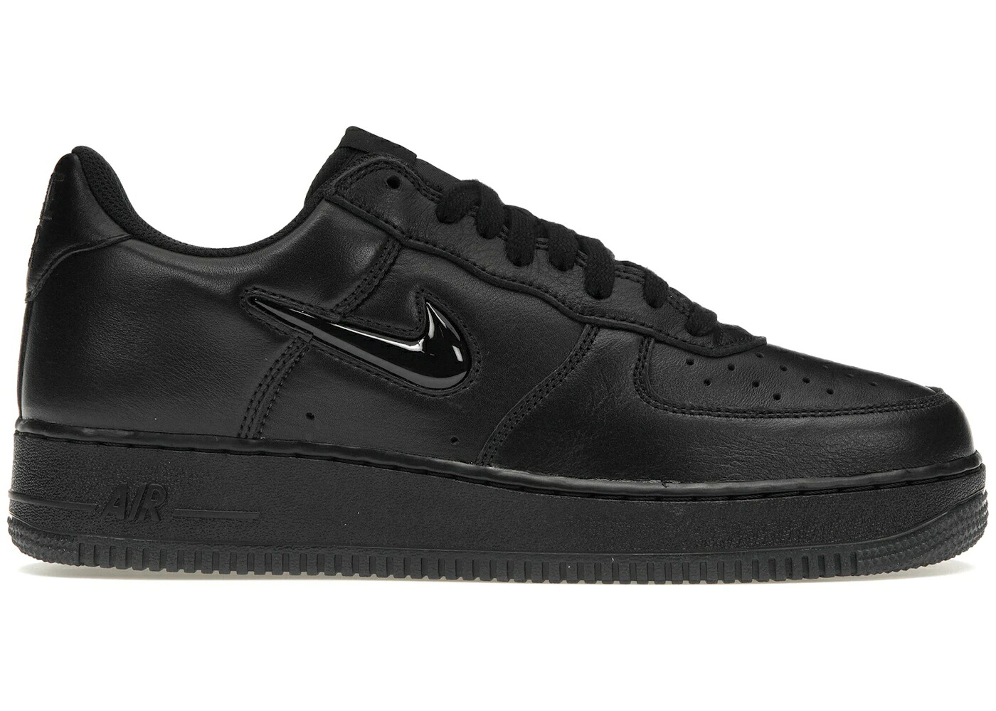 ナイキ 黒いこと 黒いこと 空軍 スニーカー メンズ NIKE AIR FORCE 1 LOW RETRO COLOR OF THE MONTH JEWEL TRIPLE BLACK / BLACK BLACK