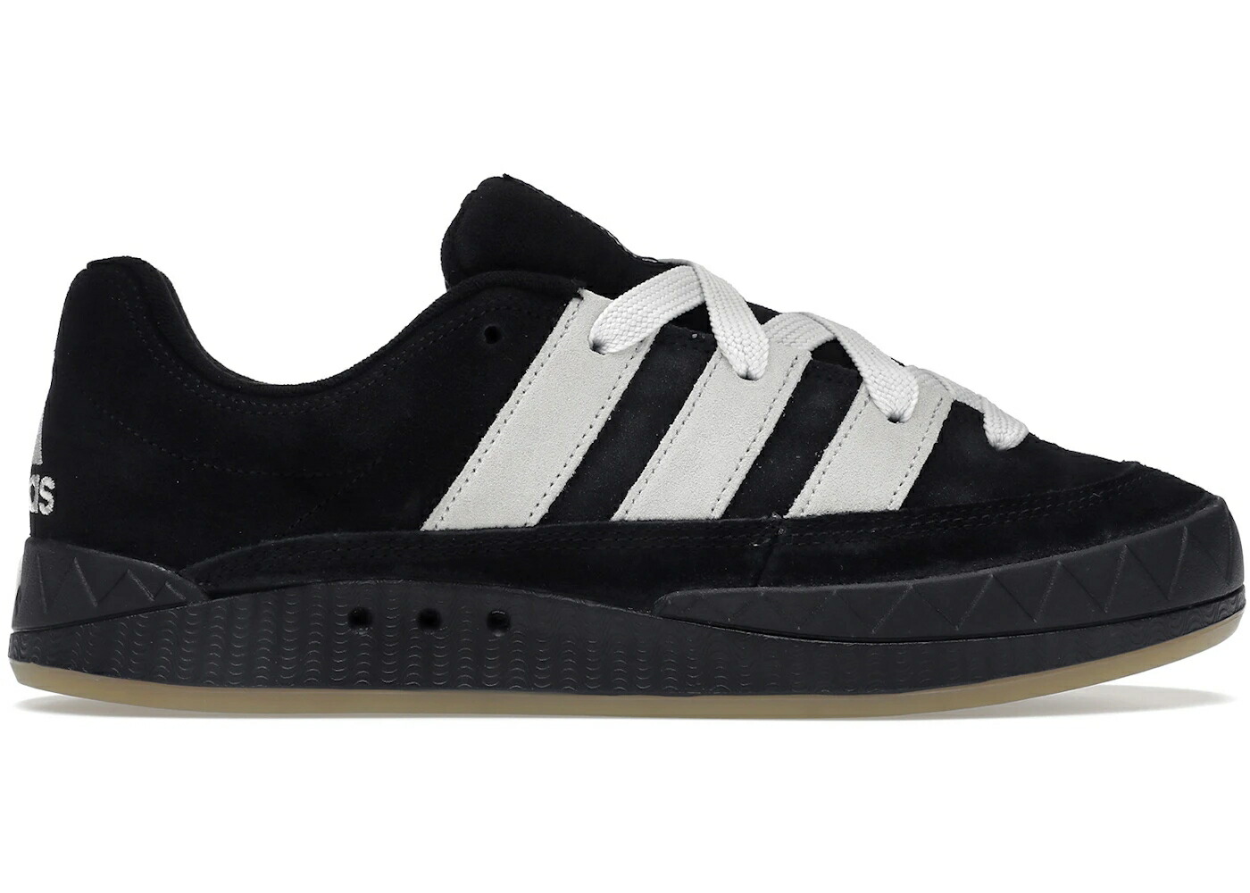 アディダス コア 黒色 ブラック 白色 ホワイト スニーカー メンズ ADIDAS ADIMATIC CORE BLACK CRYSTAL WHITE / CORE BLACK CRYSTAL WHITE GUM 3