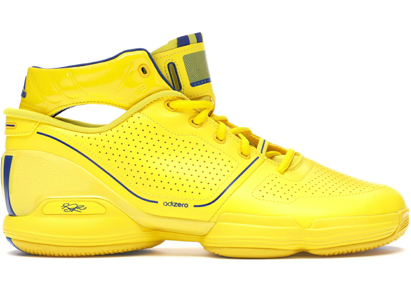 アディダス アディゼロ サクラ色 黄味がかった 黄色 青碧 青碧 野球クラブ スニーカー メンズ ADIDAS ADIZERO ROSE 1 SIMEON (2020) / YELLOW COLLEGIATE BLUE TEAM