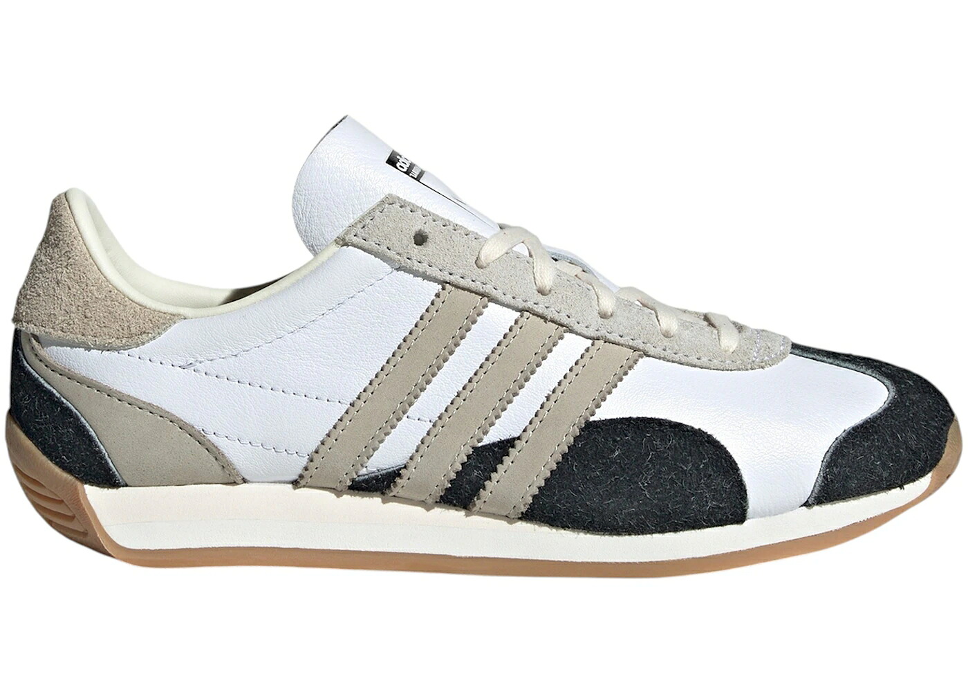 アディダス カントリー 白色 ホワイト 灰色 グレー 黒色 ブラック コア WOMEN'S スニーカー レディース ADIDAS COUNTRY OG WHITE PUTTY GREY BLACK (WOMEN'S) / CLOUD WHITE PUTTY GREY CORE