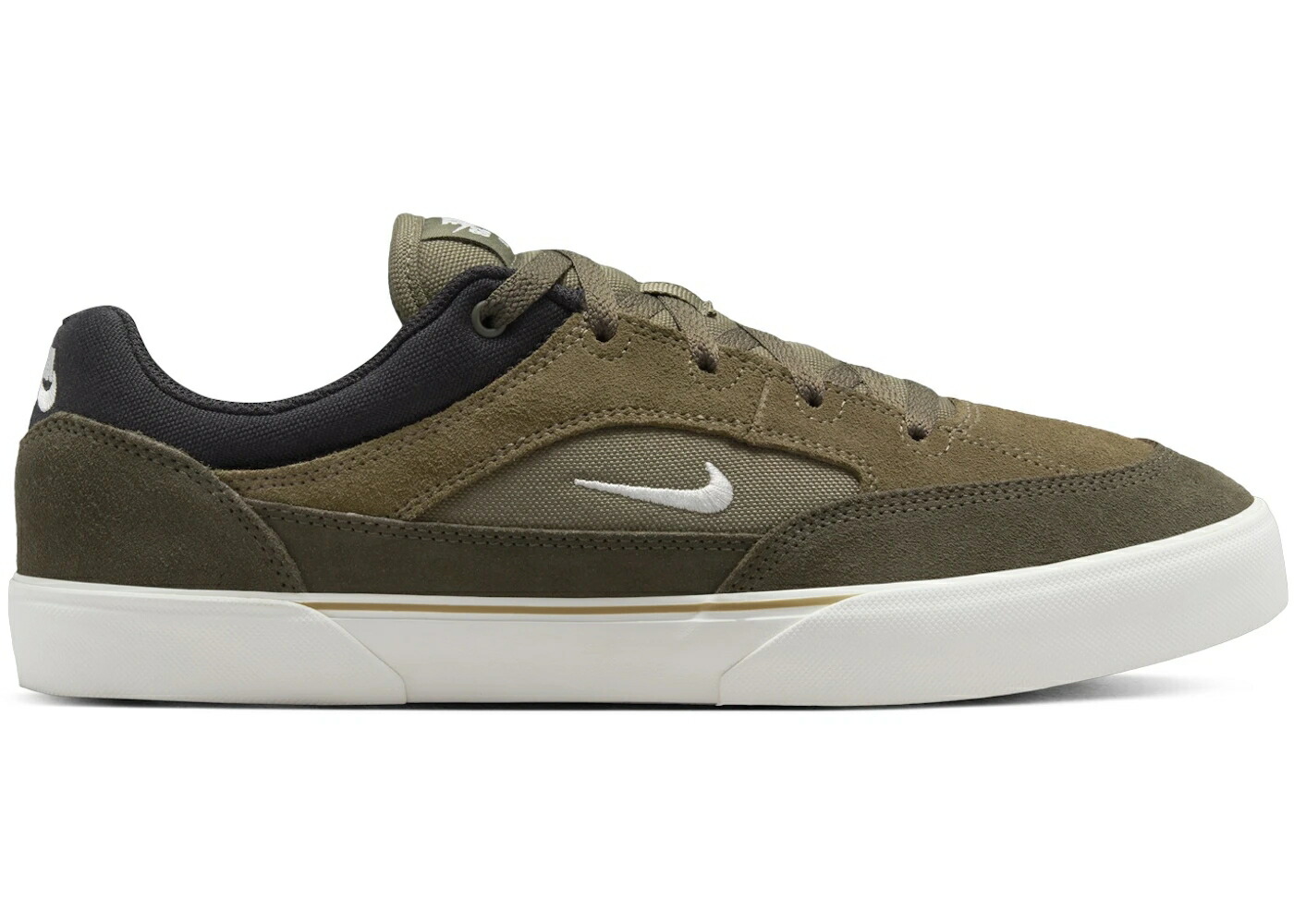 ナイキ エスビー オリーブ カーゴ カーキ 黒色 ブラック スニーカー メンズ NIKE SB MALOR MEDIUM OLIVE CARGO KHAKI BLACK SAIL / MEDIUM OLIVE CARGO KHAKI BLACK