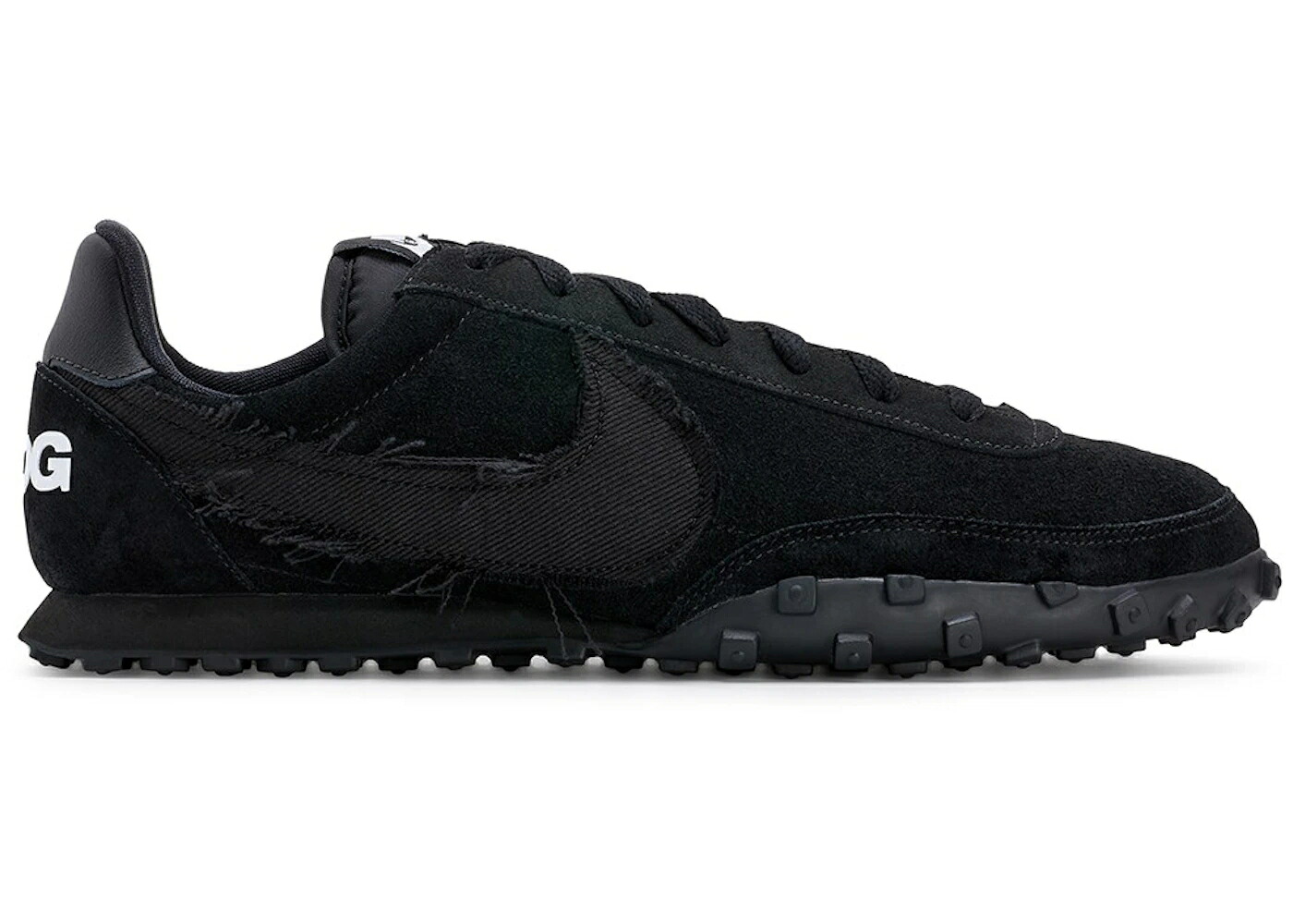 ナイキ ワッフル 黒色 ブラック コムデギャルソン スニーカー メンズ NIKE WAFFLE RACER COMME DES GARCONS BLACK / BLACK BLACK BLACK