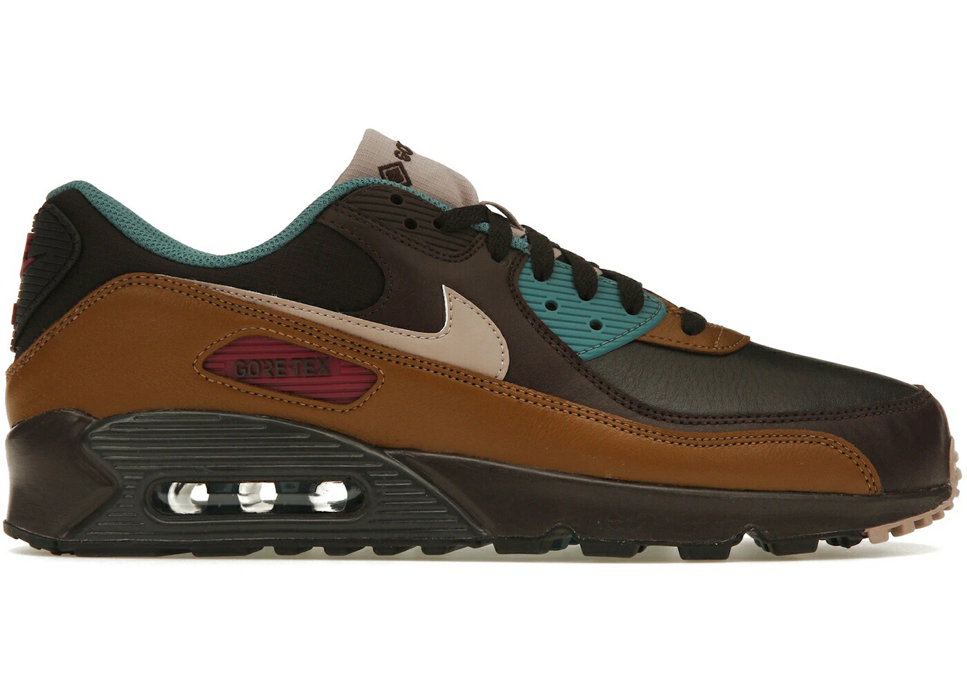 ナイキ マックス ゴアテックス 茶色 ブラウン エアマックス スニーカー メンズ NIKE AIR MAX 90 GORE-TEX VELVET BROWN / VELVET BROWN DIFFUSED TAUPE