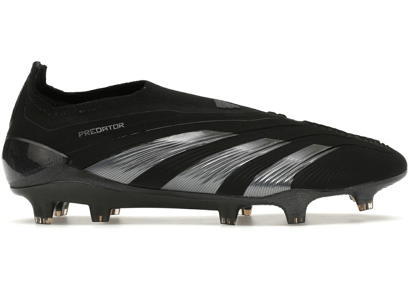 アディダス プレデター エリート コア 黒色 ブラック カーボン スニーカー メンズ ADIDAS PREDATOR 24 ELITE LACELESS FG CORE BLACK CARBON / CORE BLACK CORE BLACK CARBON|スニケス