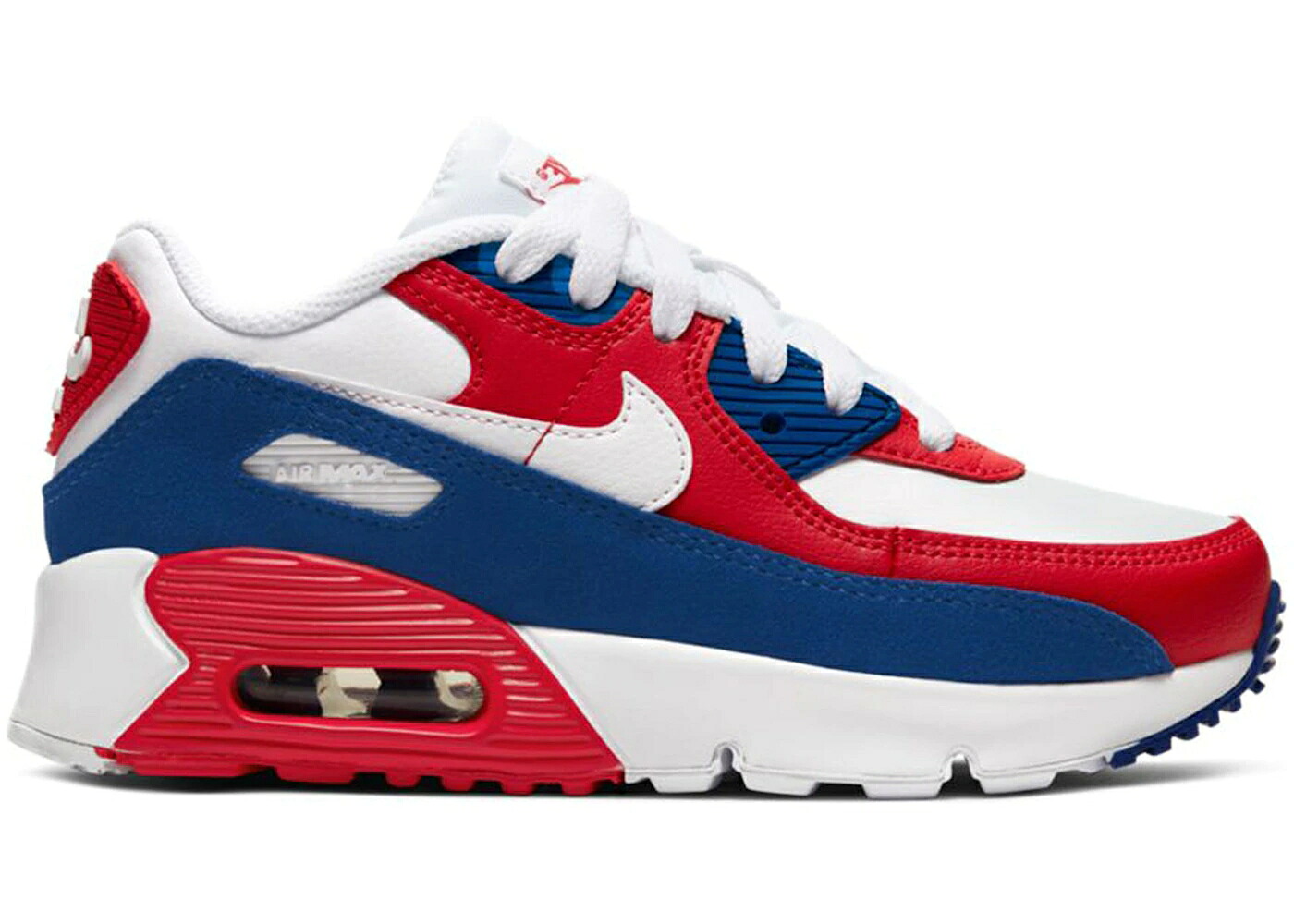 ナイキ マックス 白いこと 白いこと ディープ 大気圏マックス お坊っちゃん キッズ NIKE AIR MAX 90 USA (なおなお書き) / WHITE WHITE DEEP ROYAL もの言う花 マタニティ スニーカー