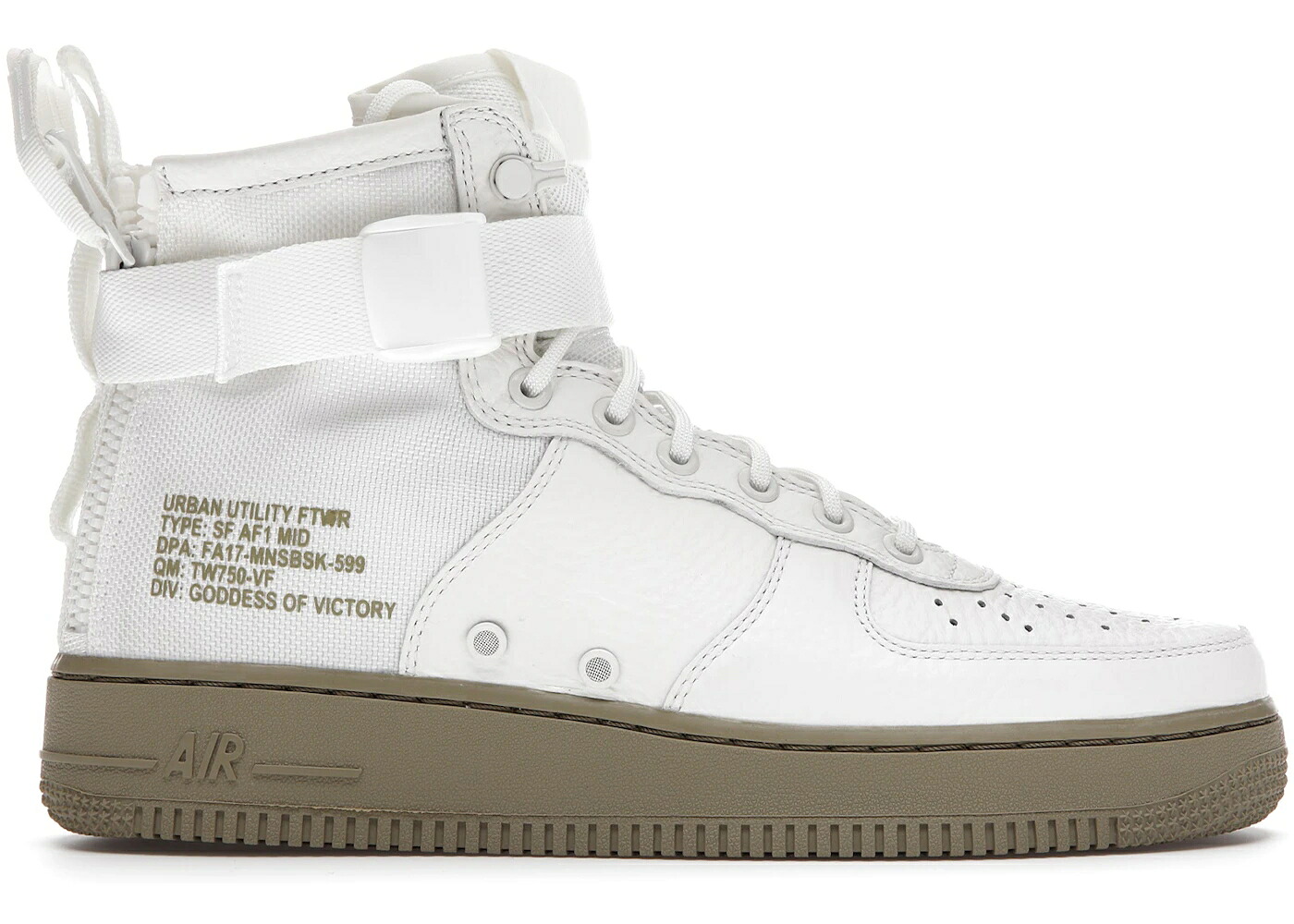 ナイキ ミッド 象牙色 オリーブ 空軍 スニーカー メンズ NIKE 空想科学小説 AIR FORCE 1 MID IVORY OLIVE / IVORY IVORY NEUTRAL OLIVE