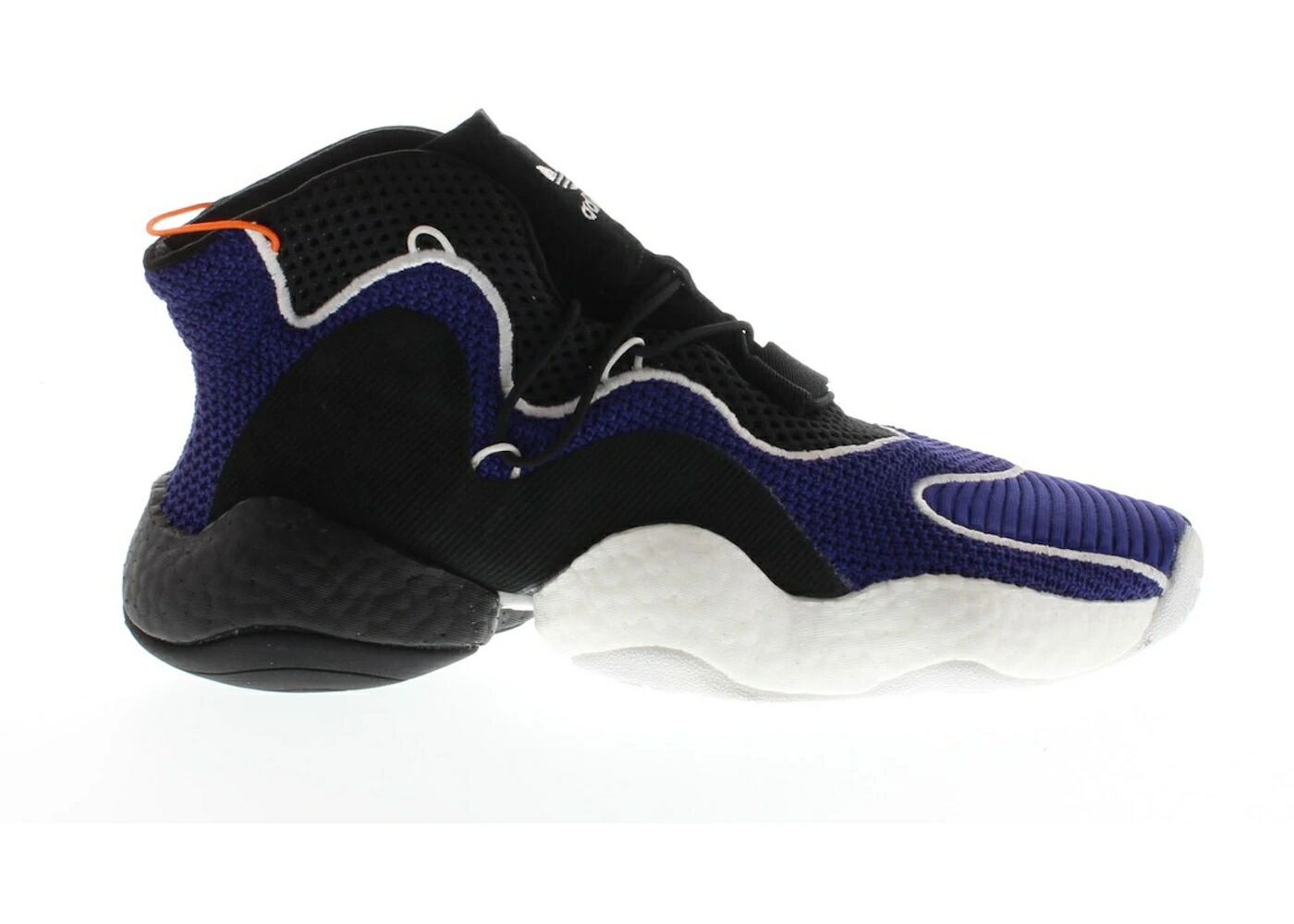 アディダス クレイジー 黒色 ブラック 紫 パープル 白色 ホワイト スニーカー メンズ ADIDAS CRAZY BYW LVL 1 BLACK PURPLE / BLACK PURPLE WHITE