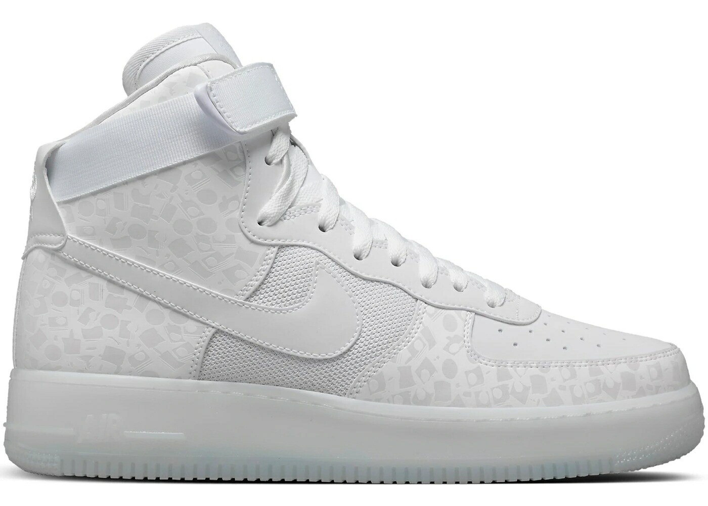 ナイキ ハイ 白色 ホワイト エアフォース スニーカー メンズ NIKE AIR FORCE 1 HIGH STASH (AF100) / WHITE WHITE WHITE