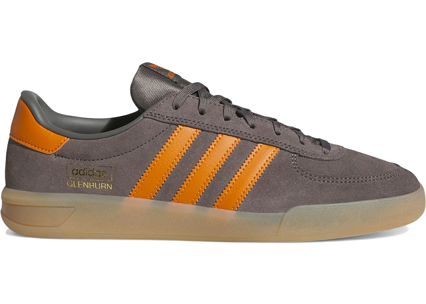 アディダス 濃灰色 橙 オレンジ色 スニーカー メンズ ADIDAS GLENBURN CHARCOAL RUSTIC ORANGE / CHARCOAL RUSTIC ORANGE GUM