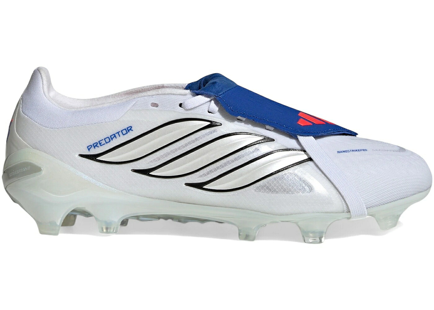 アディダス プレデター 労働者階級 アイコン 白いこと 白いこと 皆無 スニーカー メンズ ADIDAS PREDATOR PRO FOLD-OVER TONGUE FG JUDE BELLINGHAM ICON TAKEOVER PACK / CLOUD WHITE ZERO METALIC ROYAL
