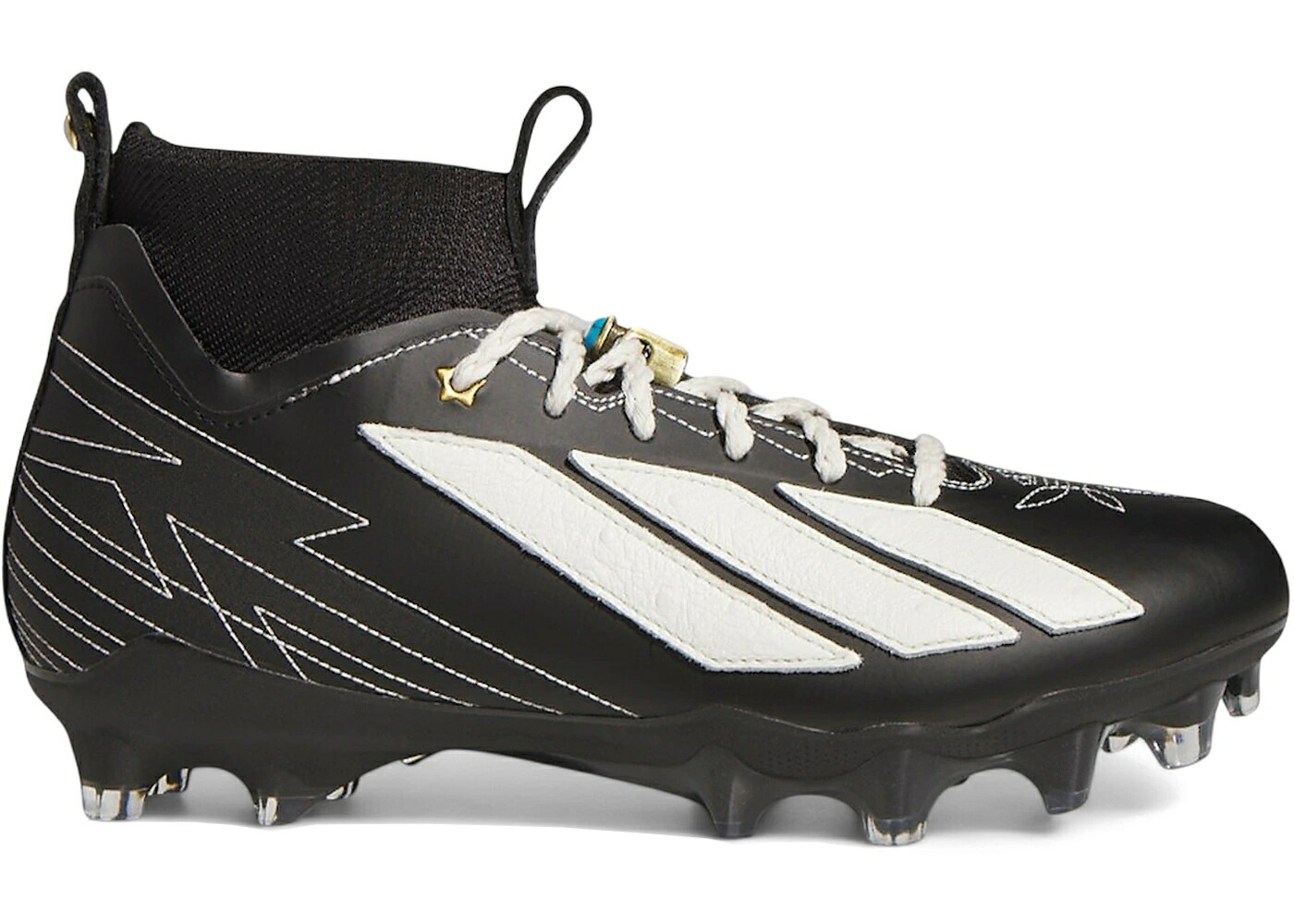 アディダス アディゼロ インパクト 黒色 ブラック 白色 ホワイト コア ゴールド スニーカー メンズ ADIDAS ADIZERO IMPACT II RODEO BLACK OFF WHITE / CORE BLACK OFF WHITE MATTE GOLD