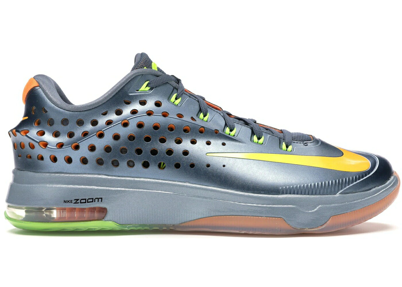 ナイキ エリート 野球クラブ 青み 青色 スニーカー メンズ NIKE KD 7 ELITE TEAM PACK / BLUE GRAPHITE BRIGHT CITRUS DOVE