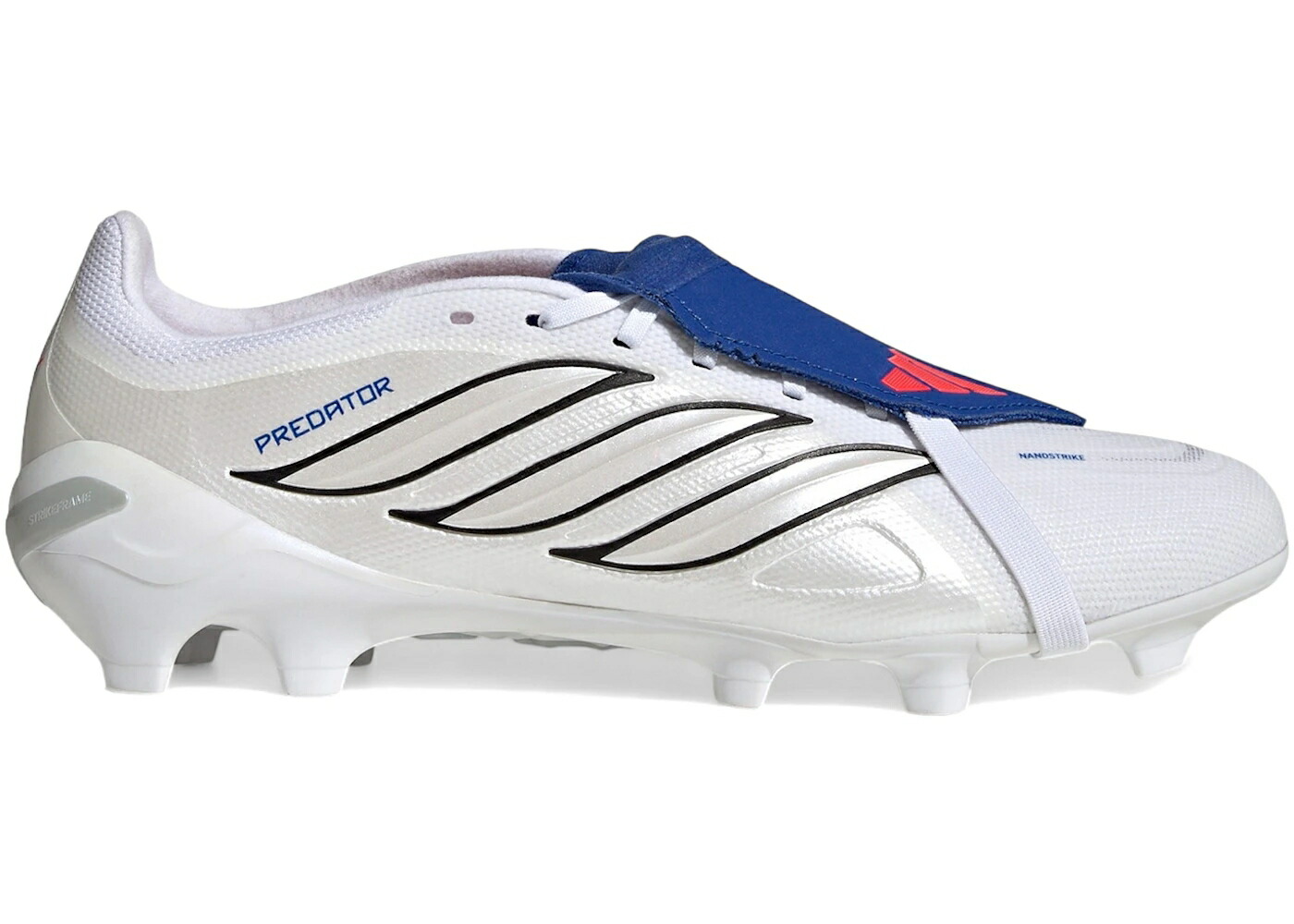 アディダス プレデター アイコン 白色 ホワイト ゼロ スニーカー メンズ ADIDAS PREDATOR LEAGUE FOLD-OVER TONGUE FG JUDE BELLINGHAM ICON TAKEOVER PACK / CLOUD WHITE ZERO METALIC ROYAL