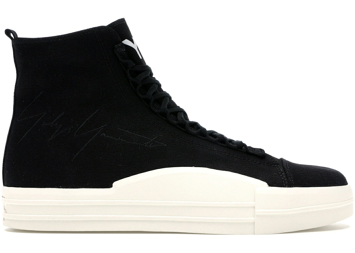 アディダス ミッド 黒色 ブラック 白色 ホワイト スニーカー メンズ ADIDAS Y-3 YUBEN MID BLACK / BLACK BLACK WHITE