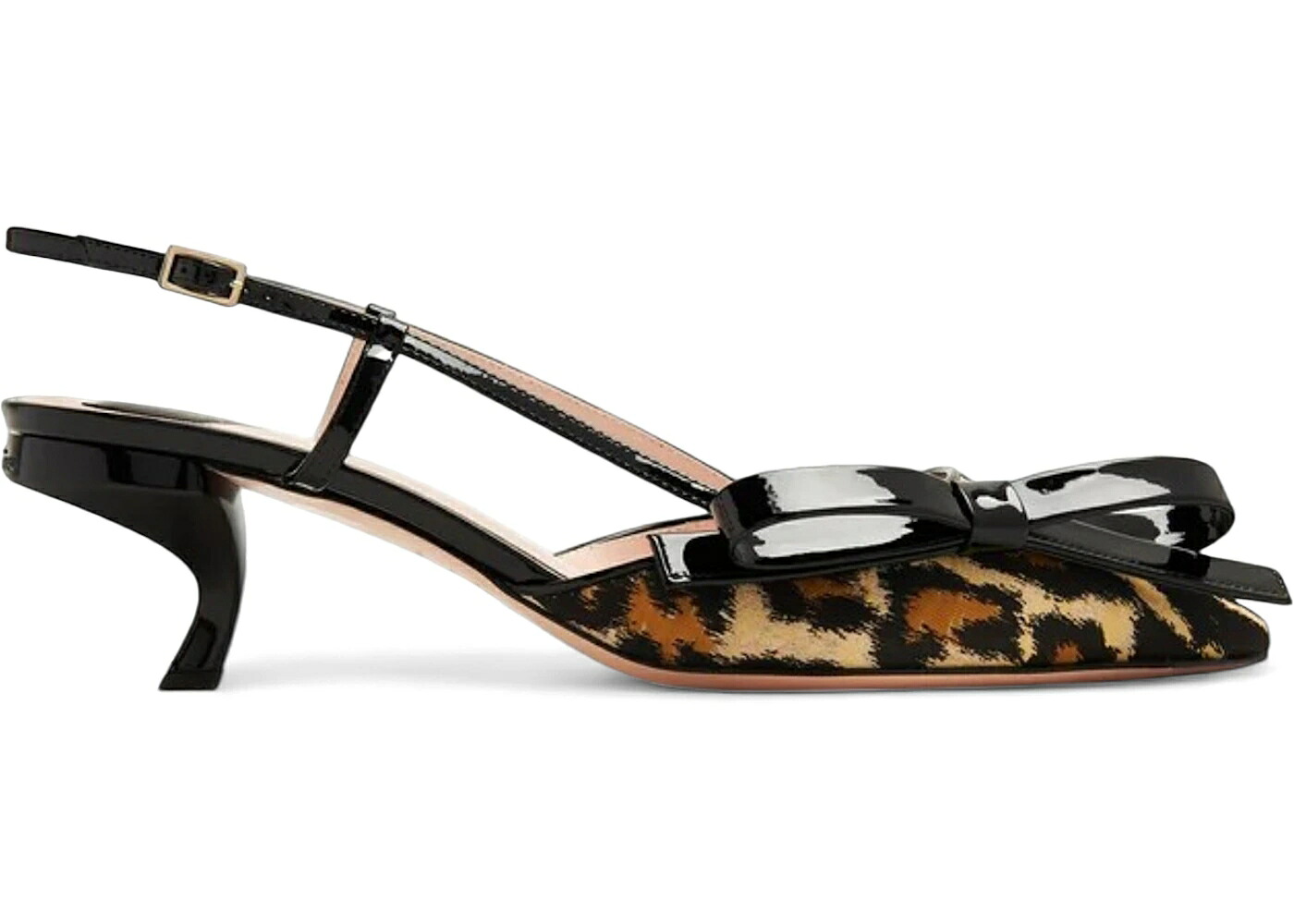 ヒョウ柄 レオパード WOMEN'S スニーカー レディース ROGER VIVIER ROGER VIVIER VIRGULE BOW PIPING SLINGBACK PUMPS LEOPARD (WOMEN'S) / MARRONE NERO