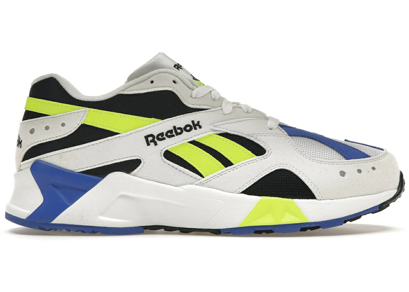 リーボック 白いこと 白いこと 黒いこと 黒いこと 黄味がかった 黄色 スニーカー メンズ REEBOK AZTREK WHITE BLACK COBALT YELLOW / WHITE BLACK COBALT YELLOW