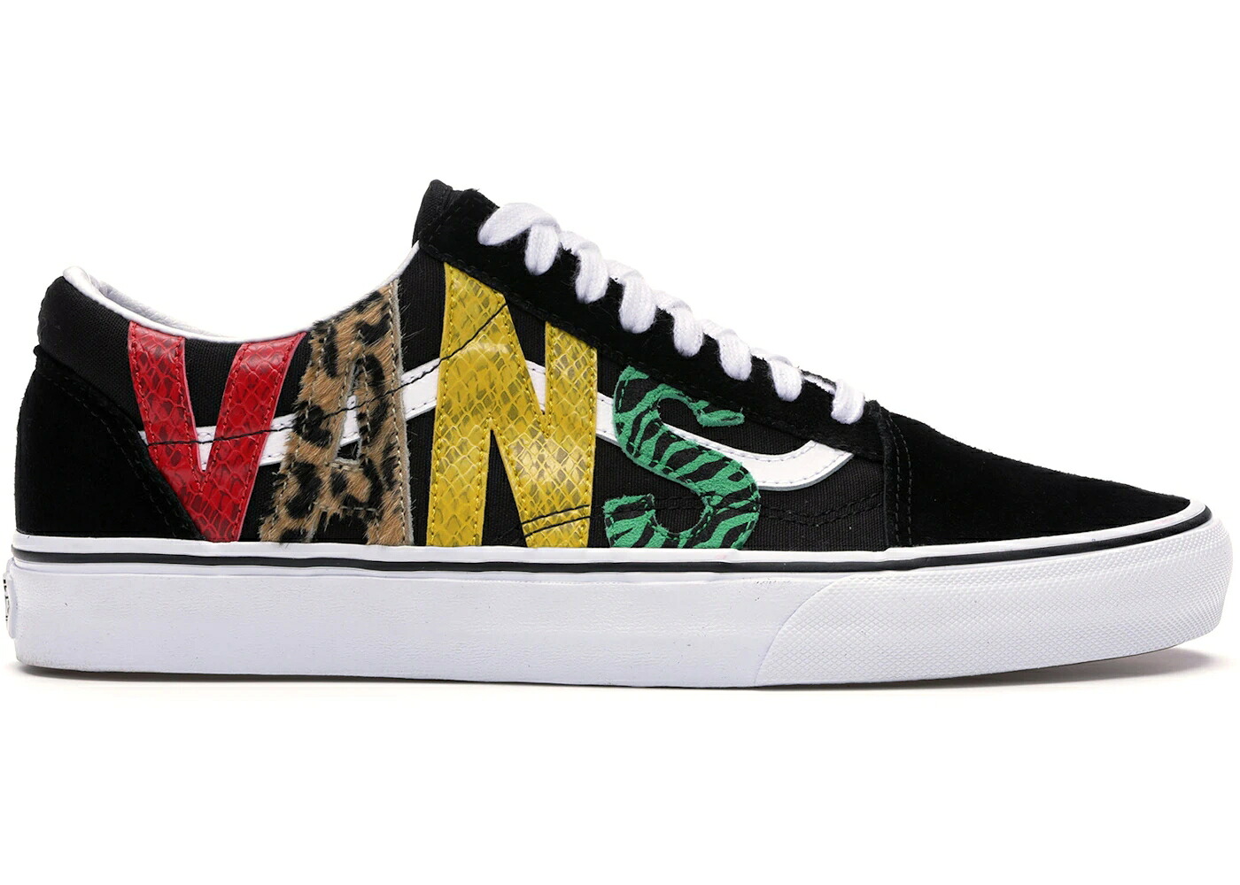 ヴァンズ バンズ 黒色 ブラック オールドスクール スニーカー メンズ VANS OLD SKOOL MULTI ANIMAL / RASTA BLACK 23,520円