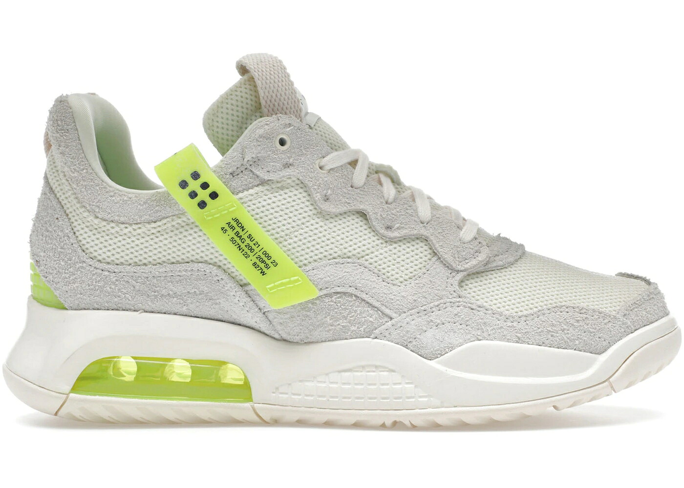 ナイキ ジョーダン アイボリー 黒色 ブラック スニーカー メンズ JORDAN MA2 SAIL VOLT / PALE IVORY VOLT BLACK｜スニケス