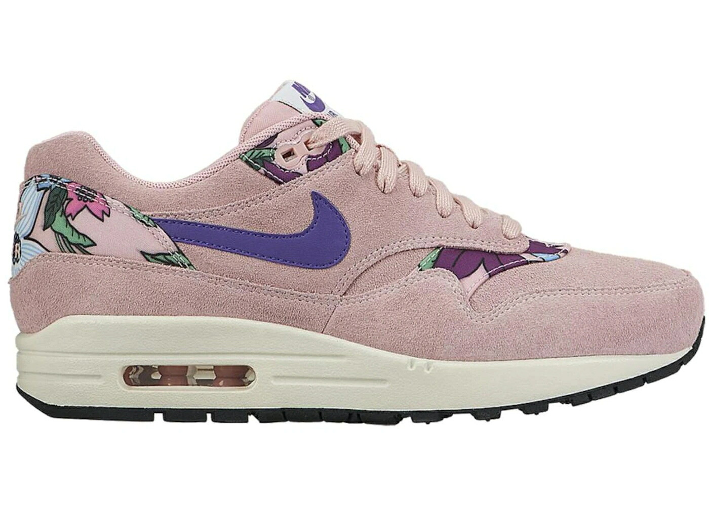 ナイキ マックス アロハ ピンク 紫 パープル 黒色 ブラック エアマックス WOMEN'S スニーカー レディース NIKE AIR MAX 1 ALOHA PINK (WOMEN'S) / PINK GLAZE VRSTY PURPLE SL BLACK
