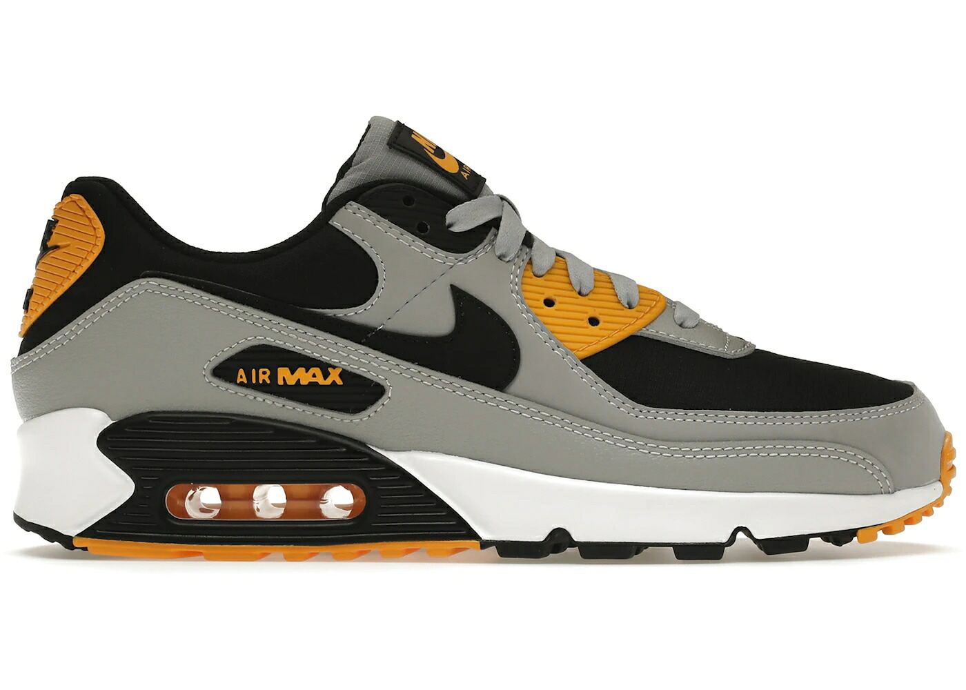 ナイキ マックス 薄墨色 薄墨色 黒いこと 黒いこと ゴールド 大気圏マックス スニーカー メンズ NIKE AIR MAX 90 BATMAN / WOLF GREY BLACK UNIVERSITY GOLD