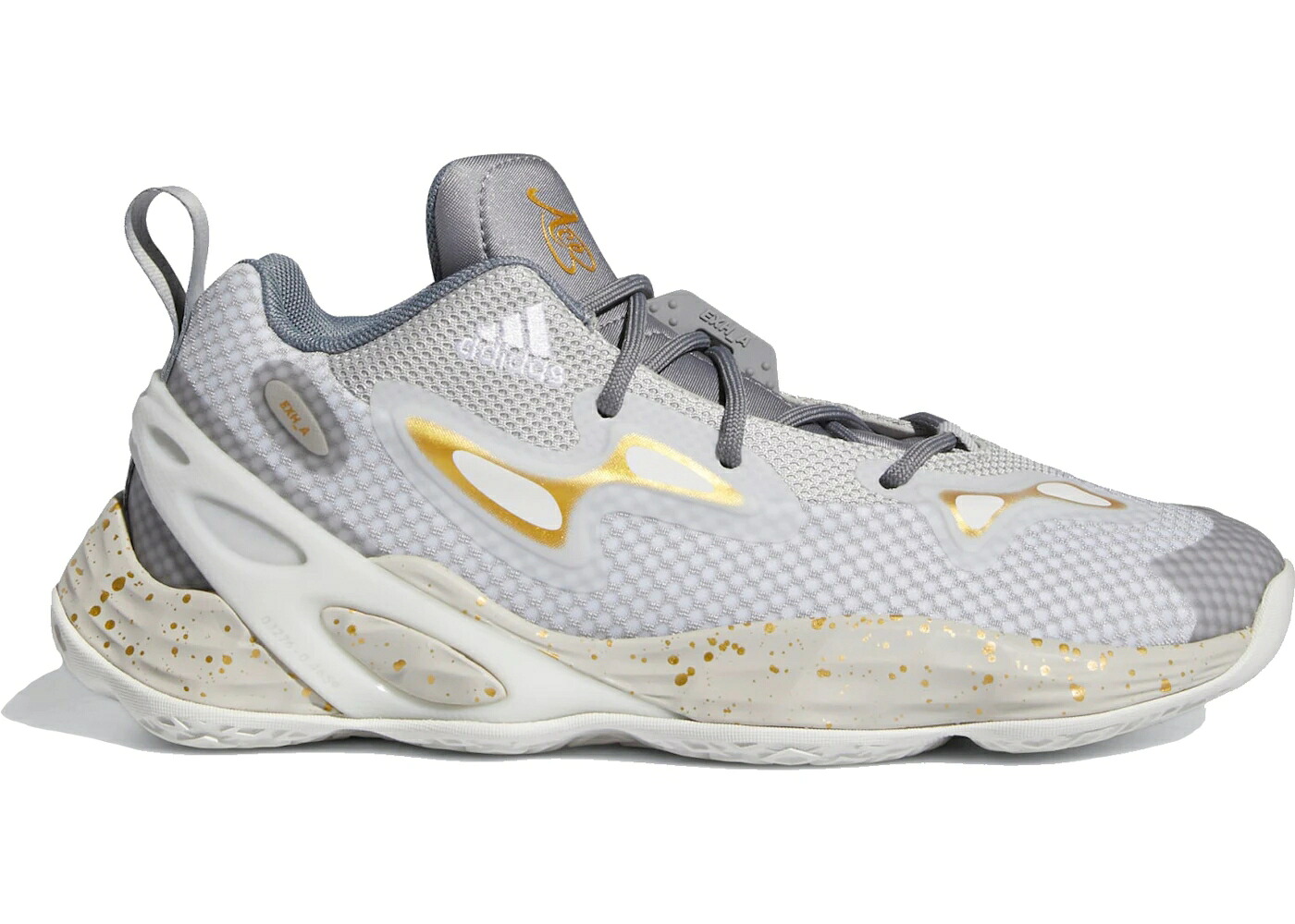 アディダス パーカー 薄墨色 薄墨色 ゴールド 白いこと 白いこと スニーカー レディース ADIDAS EXHIBIT A CANDACE PARKER GREY GOLD / GREY TWO CRYSTAL WHITE GREY