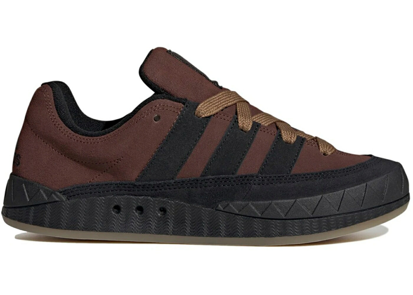 アディダス 赤銅色 赤銅色 中核グループ 黒いこと 黒いこと スニーカー メンズ ADIDAS ADIMATIC BROWN CORE BLACK / PANTONE CORE BLACK GUM