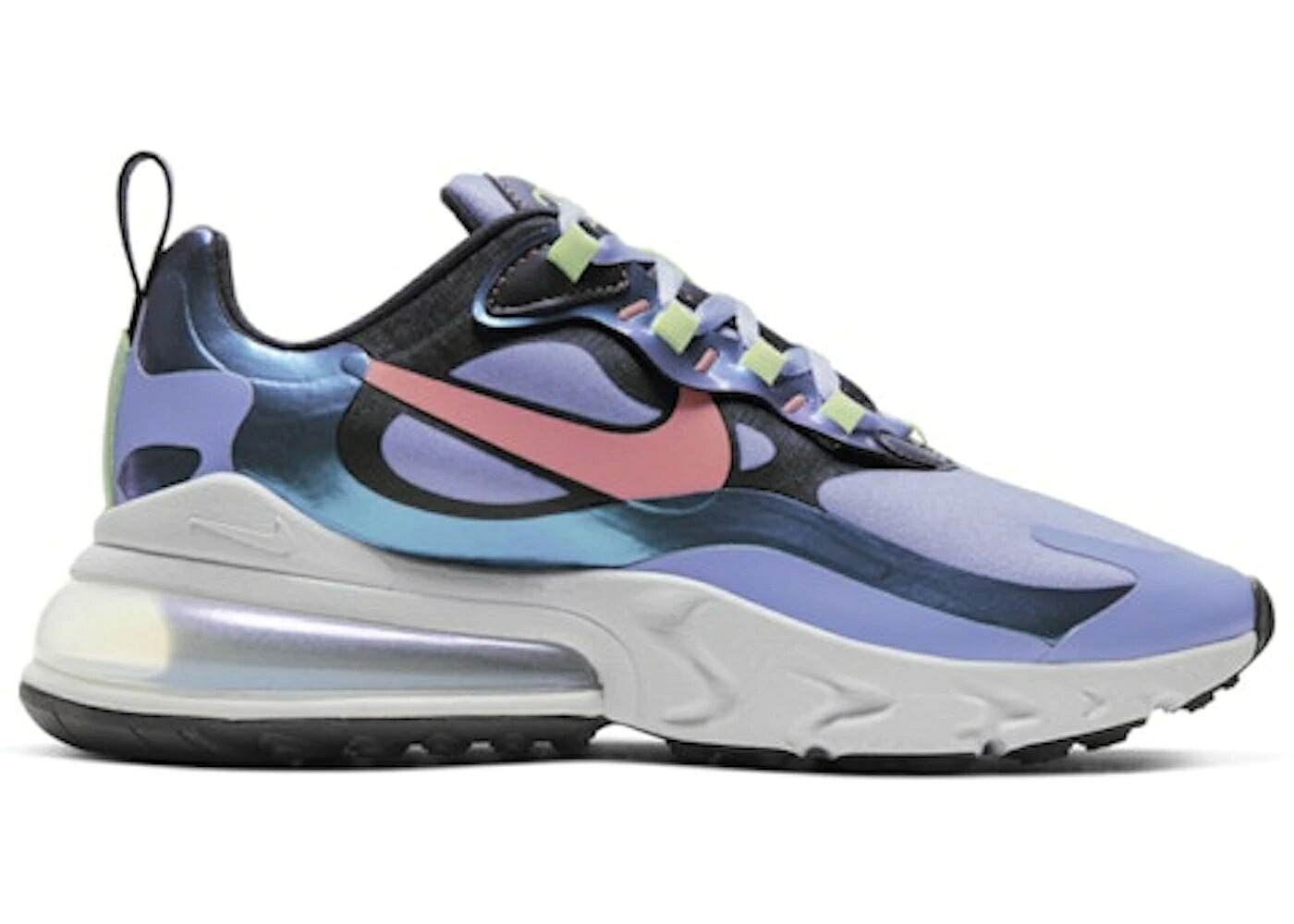 ナイキ マックス リアクト 薄墨色 薄墨色 大気圏マックス WOMEN\u0027S スニーカー レディース NIKE AIR MAX 270 REACT DARK SMOKE GREY (WOMEN\u0027S) / DARK SMOKE GREY LIGHT THISTLE