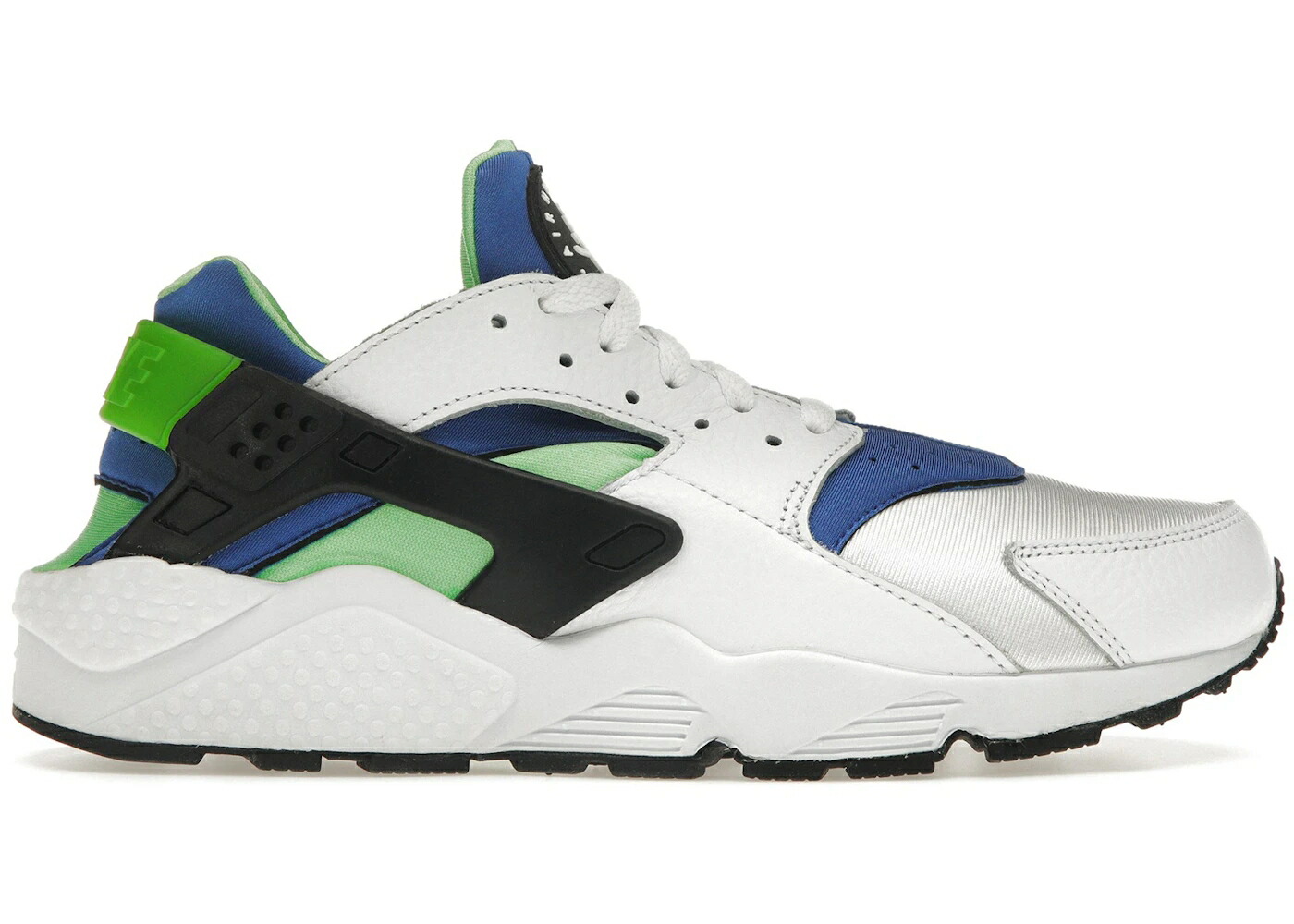 ナイキ ハラチ スクリーム 緑 グリーン 白色 ホワイト スニーカー メンズ NIKE AIR HUARACHE SCREAM GREEN (2014) / WHITE SCREAM GREEN RYL BL BLK