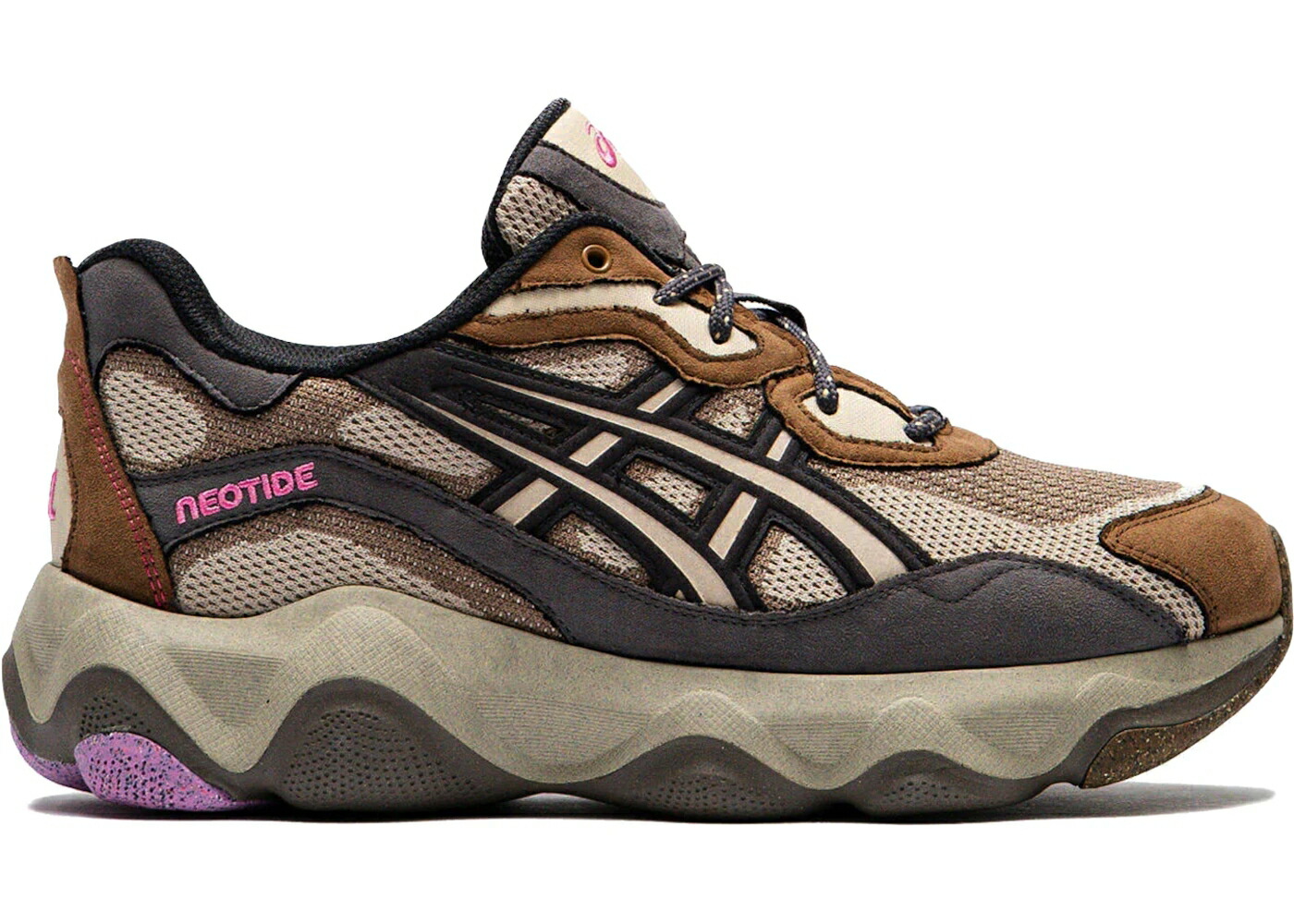 アシックス 制作室 赤銅色 赤銅色 薄墨色 薄墨色 スニーカー メンズ ASICS NEOTIDE STUDIO HAGEL BROWN STORM / BROWN STORM FEATHER GREY