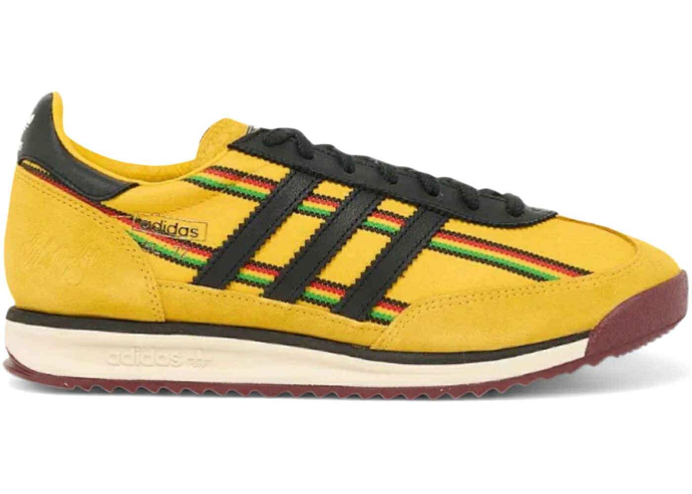 アディダス ゴールド 中核グループ 黒いこと 黒いこと スニーカー メンズ ADIDAS SL 72 RS BOB MARLEY BOLD GOLD / BOLD GOLD CORE BLACK MULTI COLOR