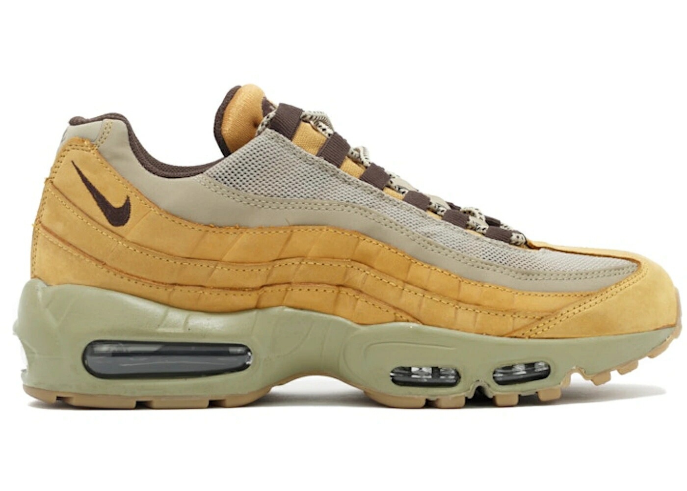 ナイキ マックス ウィート 銅 ブロンズ 茶色 ブラウン エアマックス WOMEN スニーカー レディース NIKE AIR MAX 95 WHEAT (WOMEN) / BRONZE BAROQUE BROWN BAMBOO