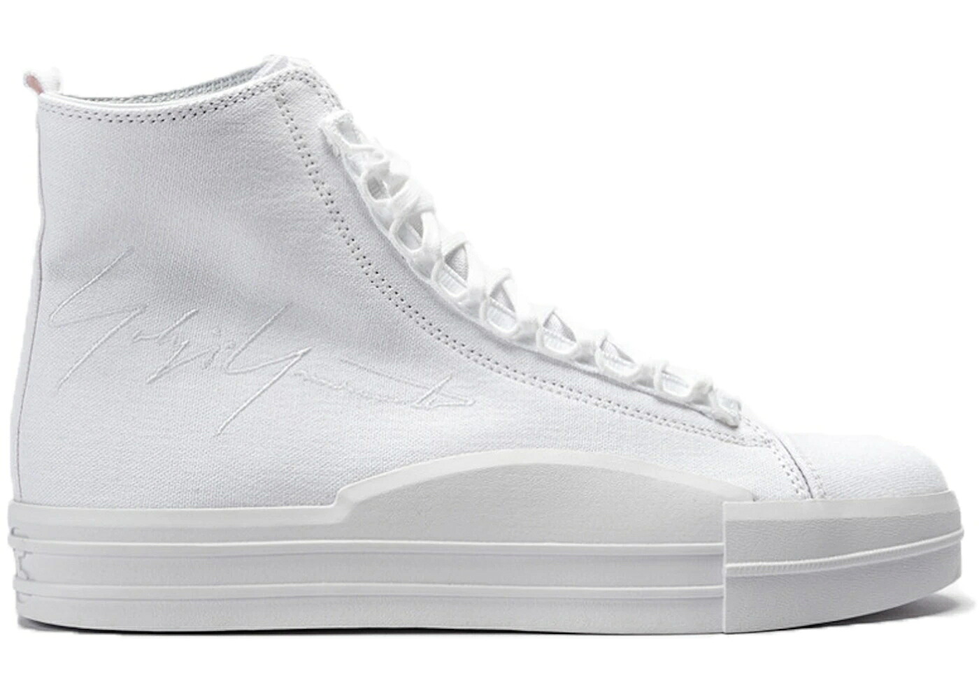 アディダス ミッド 白色 ホワイト スニーカー メンズ ADIDAS Y-3 YUBEN MID WHITE / WHITE WHITE WHITE