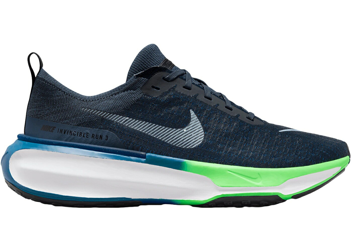 ナイキ ラン サンダー 青色 ブルー 黒色 ブラック 白色 ホワイト スニーカー メンズ NIKE ZOOMX INVINCIBLE RUN 3 THUNDER BLUE / THUNDER BLUE BLACK WHITE LIGHT 55,275円