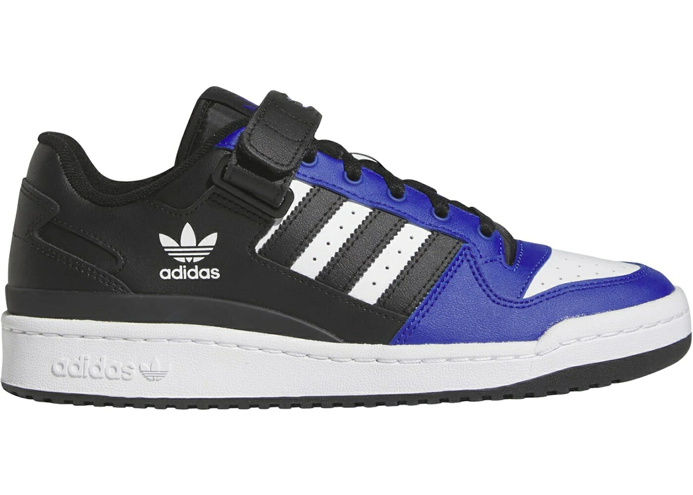 アディダス フォーラム 白色 ホワイト 青色 ブルー 黒色 ブラック スニーカー メンズ ADIDAS FORUM LOW WHITE PULSE BLUE BLACK / CLOUD WHITE PULSE BLUE CLOUD
