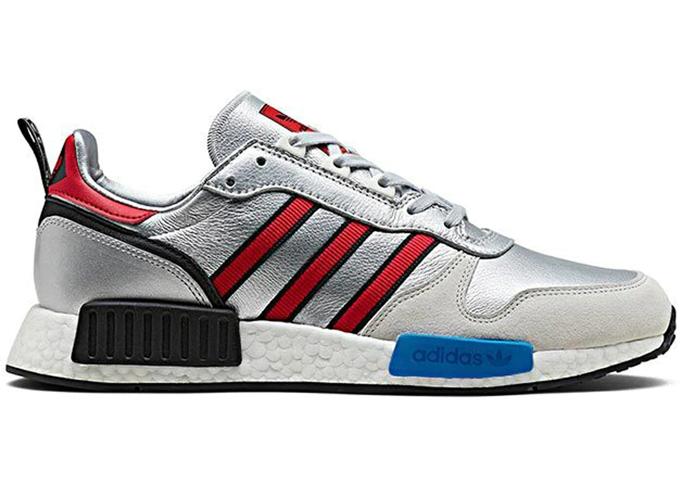 アディダス 銀色 シルバー 赤 レッド スニーカー メンズ ADIDAS RISING STAR X R1 NEVER MADE PACK / SILVER METALLIC COLLEGIATE RED