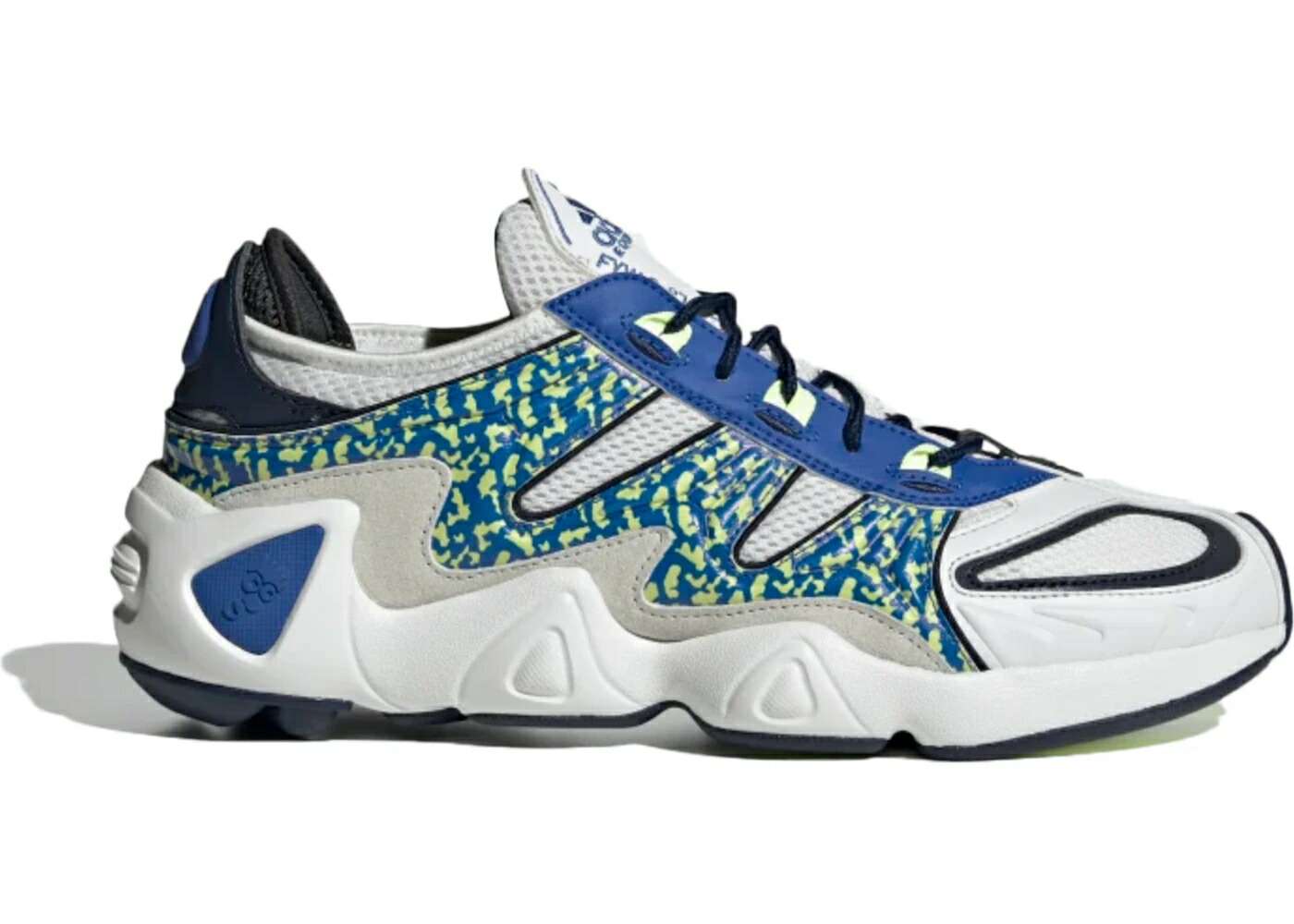 アディダス 白いこと 白いこと 青碧 青碧 黄味がかった 黄色 スニーカー メンズ ADIDAS FYW S-97 WHITE BLUE / CRYSTAL WHITE BLUE HI RES YELLOW