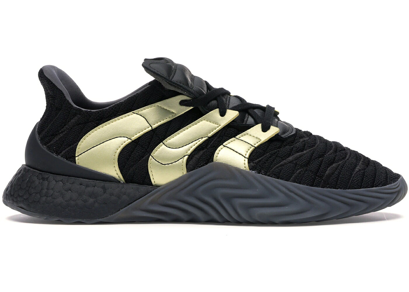 アディダス ブースト 中核グループ 黒いこと 黒いこと ゴールド 炭素 スニーカー メンズ ADIDAS SOBAKOV BOOST CORE BLACK / CORE BLACK GOLD METALLIC CARBON