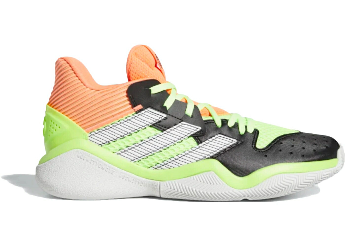 アディダス ハーデン ステップバック コア 黒色 ブラック スニーカー メンズ ADIDAS HARDEN STEPBACK CORE BLACK SIGNAL CORAL / CORE BLACK SIGNAL CORAL DASH