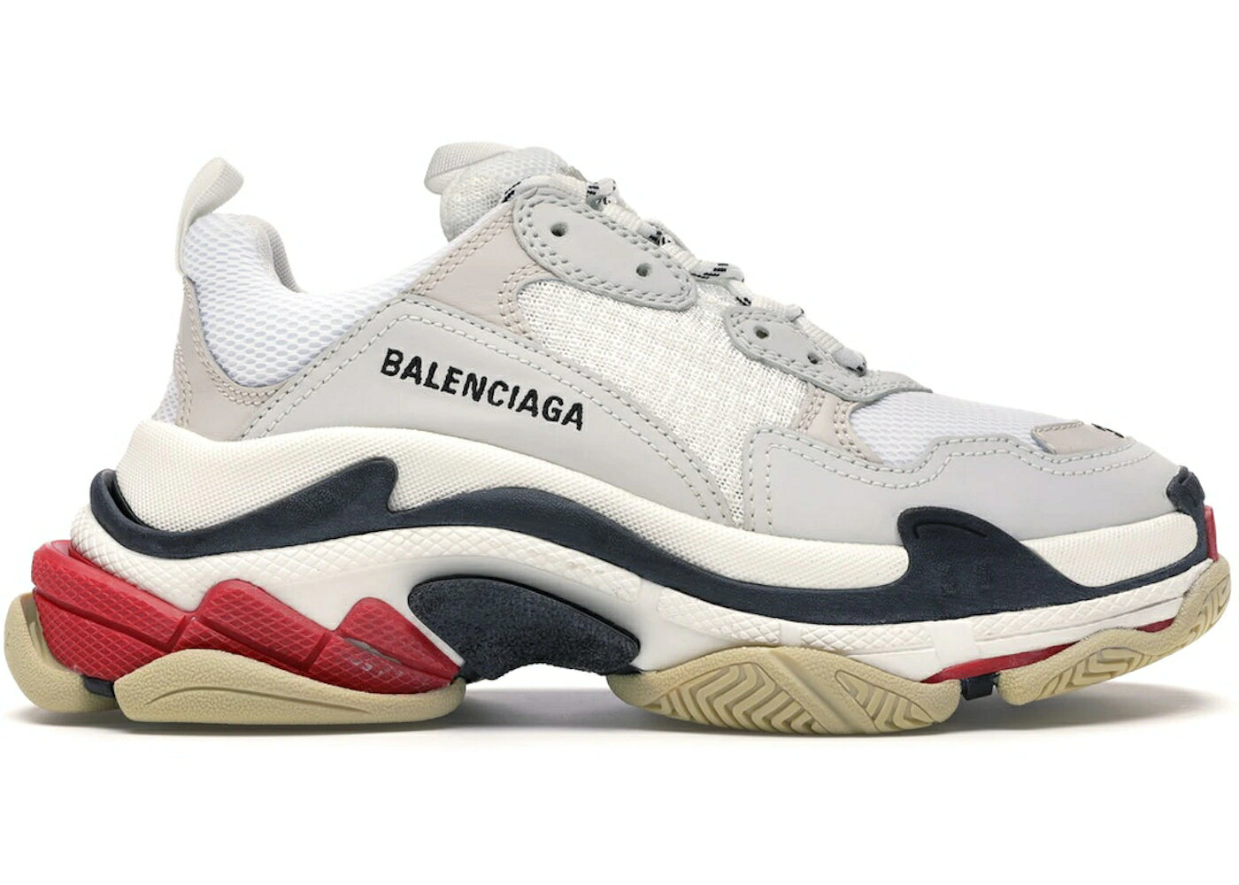 バレンシアガ 白いこと 白いこと 赤 赤いこと WOMEN\u0027S スニーカー レディース BALENCIAGA TRIPLE S WHITE RED (WOMEN\u0027S) / WHITE RED