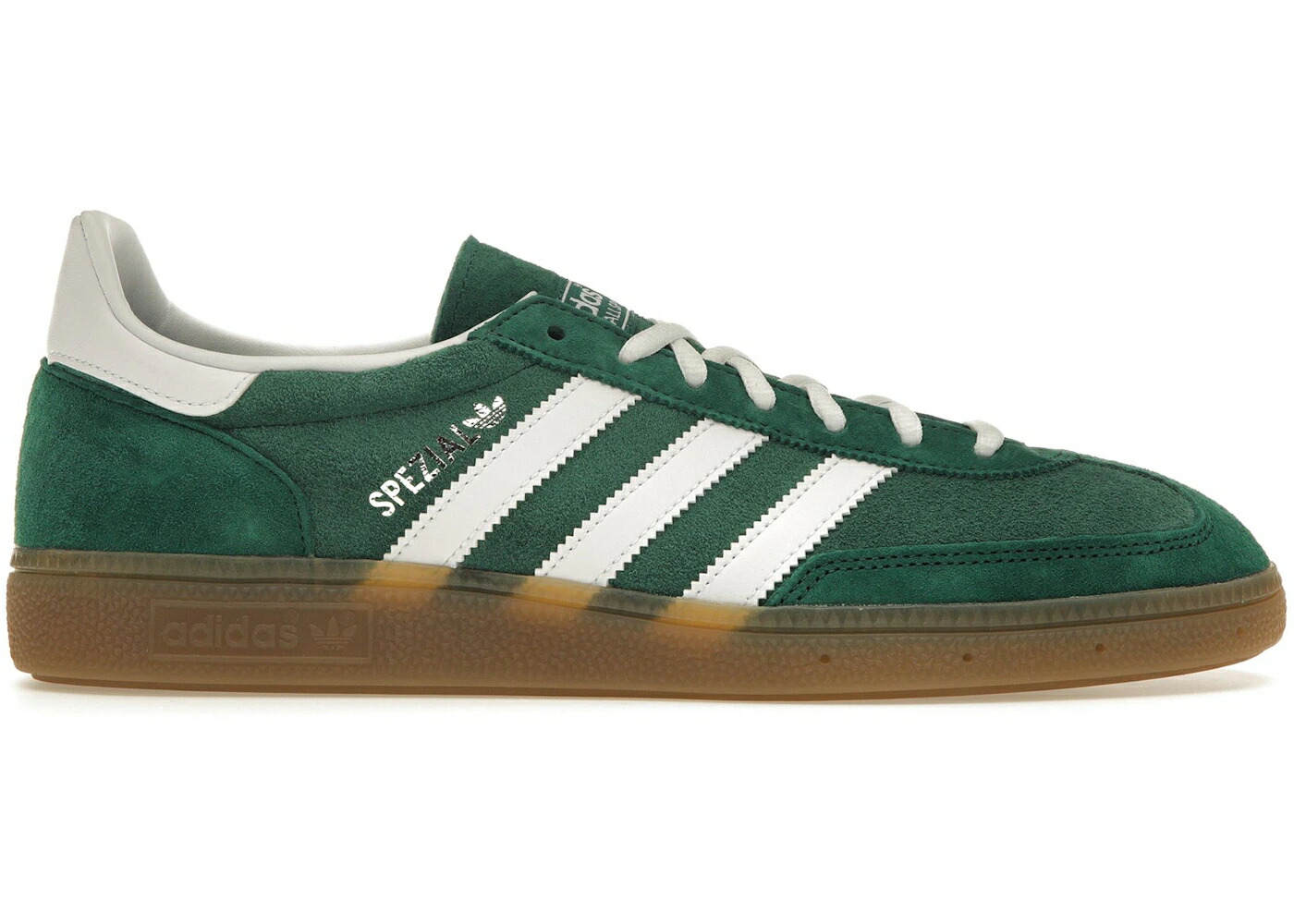アディダス ハンドボール スペシアル 緑 グリーン 白色 ホワイト スニーカー メンズ ADIDAS HANDBALL SPEZIAL COLLEGIATE GREEN GUM / COLLEGIATE GREEN CLOUD WHITE GUM