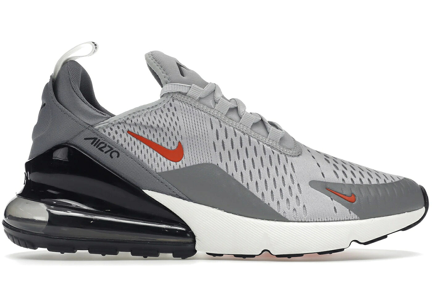 ナイキ マックス 薄墨色 薄墨色 野球クラブ 橙 オレンジ色 エア湖マックス スニーカー メンズ NIKE AIR MAX 270 GREY FOG TEAM ORANGE SAIL / GREY FOG TEAM ORANGE SAIL スニーカー-靴-メンズ靴