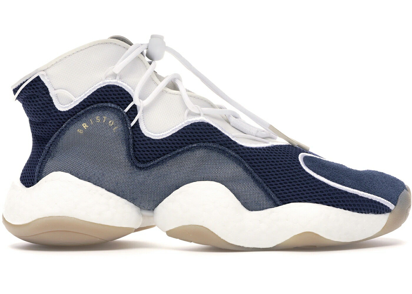 アディダス クレイジー ブリストル スタジオ 紺色 ネイビー 白色 ホワイト スニーカー メンズ ADIDAS CRAZY BYW BRISTOL STUDIO SHARPSHOOTER / COLLEGIATE NAVY CLOUD WHITE|スニケス